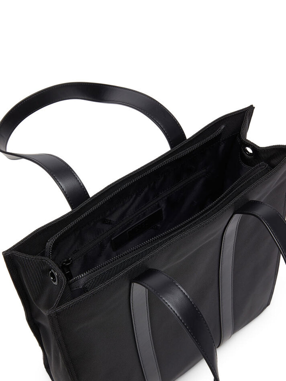 Diesel Multi-Pkts - Shopping bag con tasca frontale e zip Nero