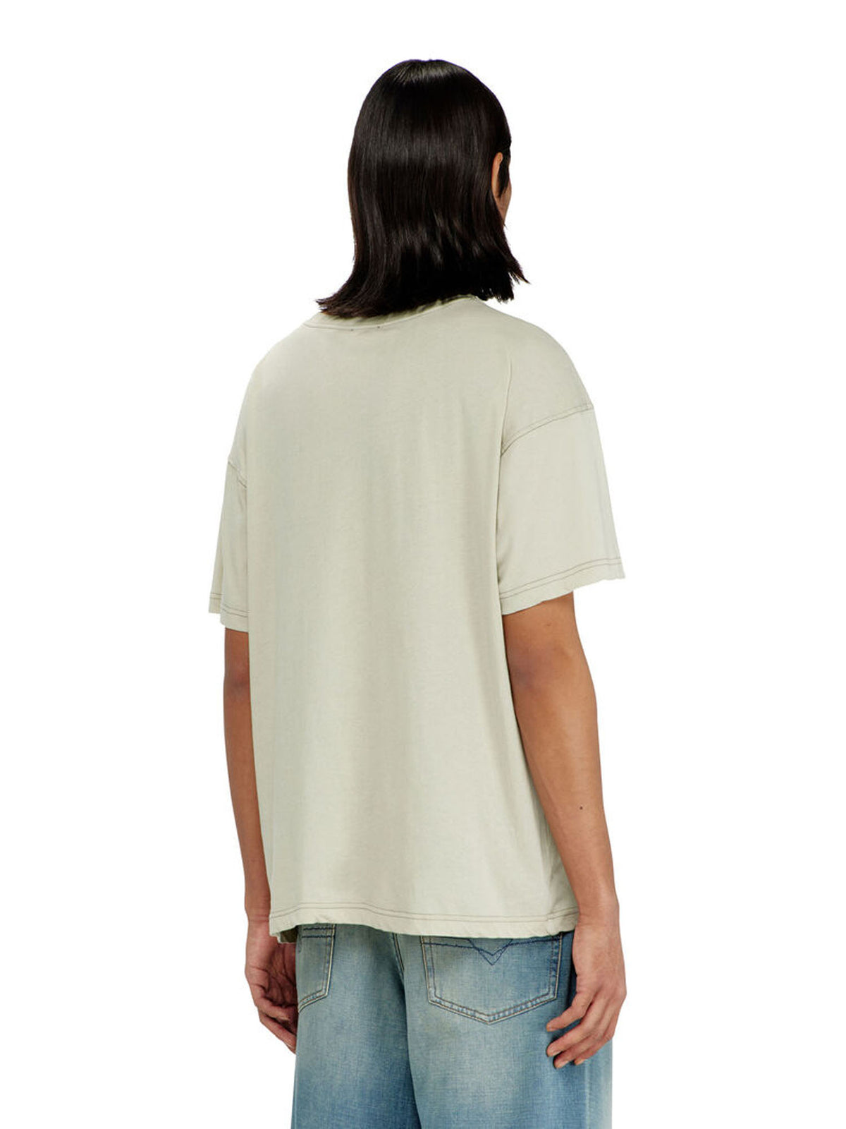Diesel T-shirt regular con stampa Phoenix Giallo