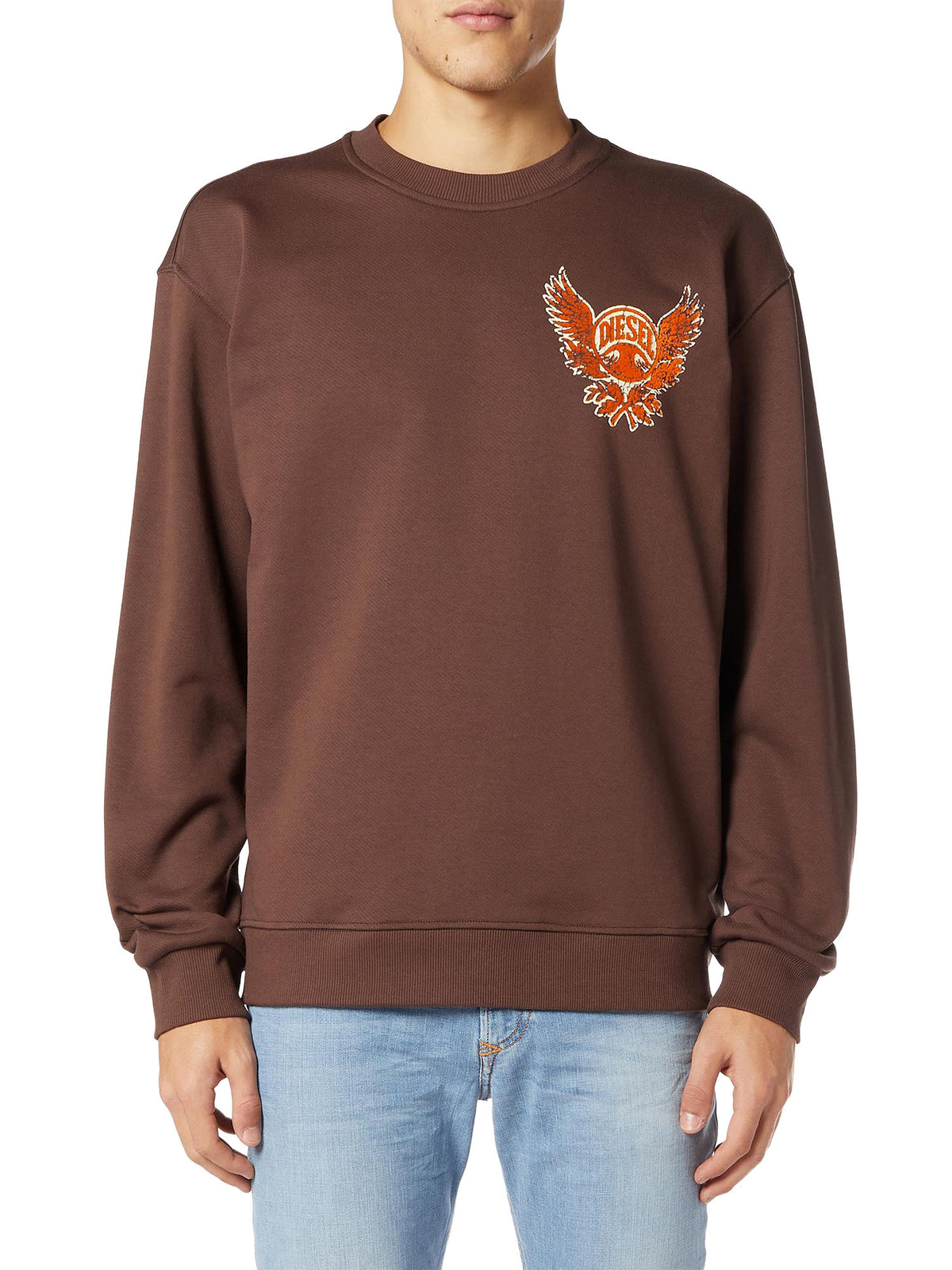 Diesel Felpa S-Norm-AA2 Marrone