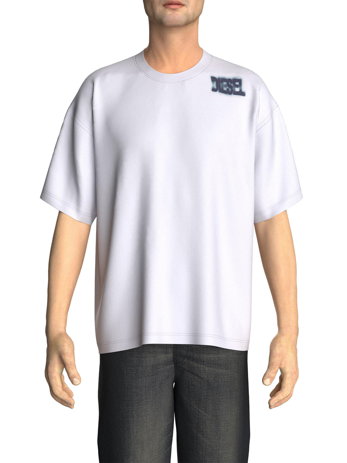 Diesel T-shirt T-BoxT-AA19 Bianco