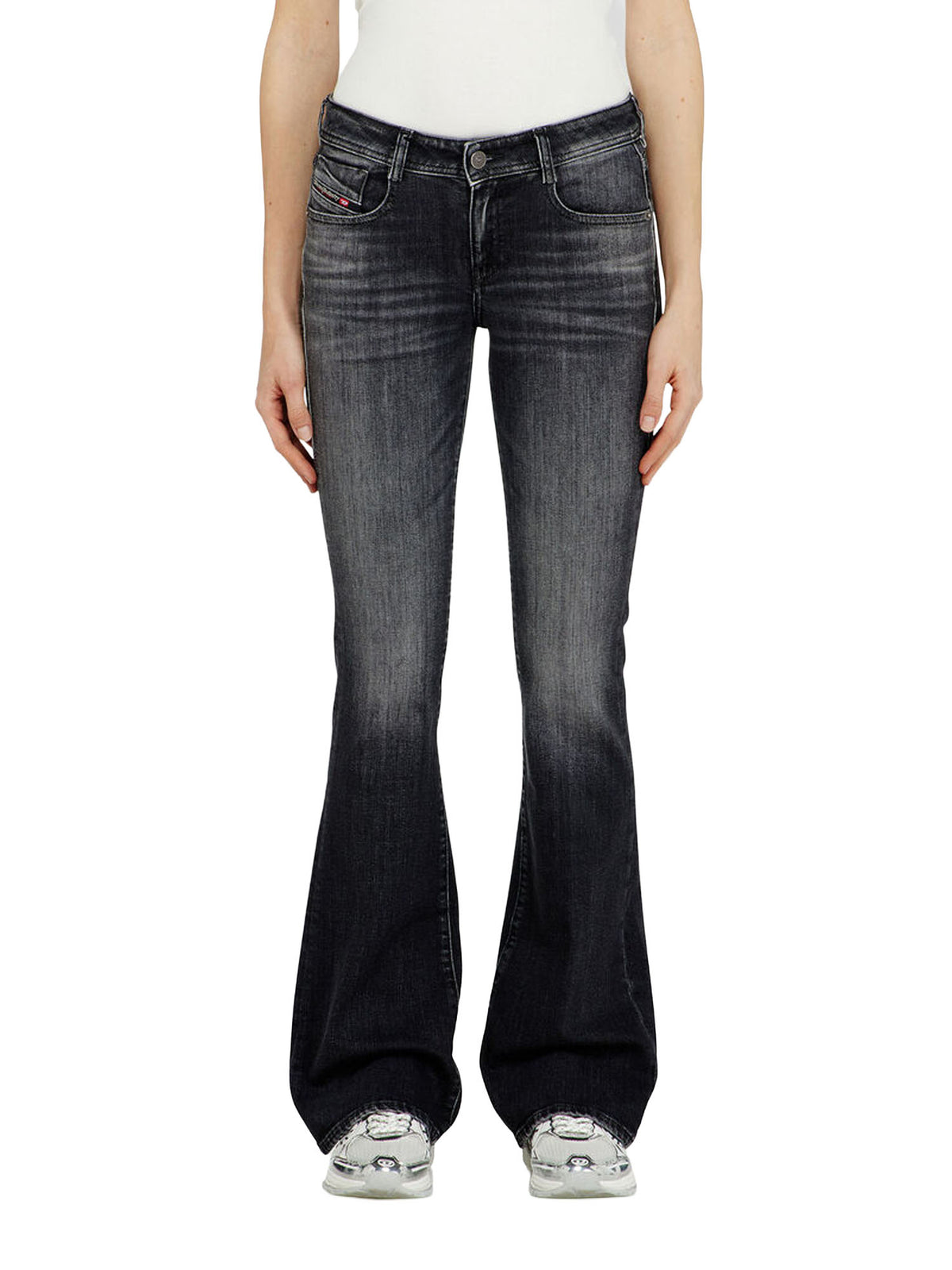 Diesel Jeans Bootcut Vita Bassa 1969 D-Ebbey Nero