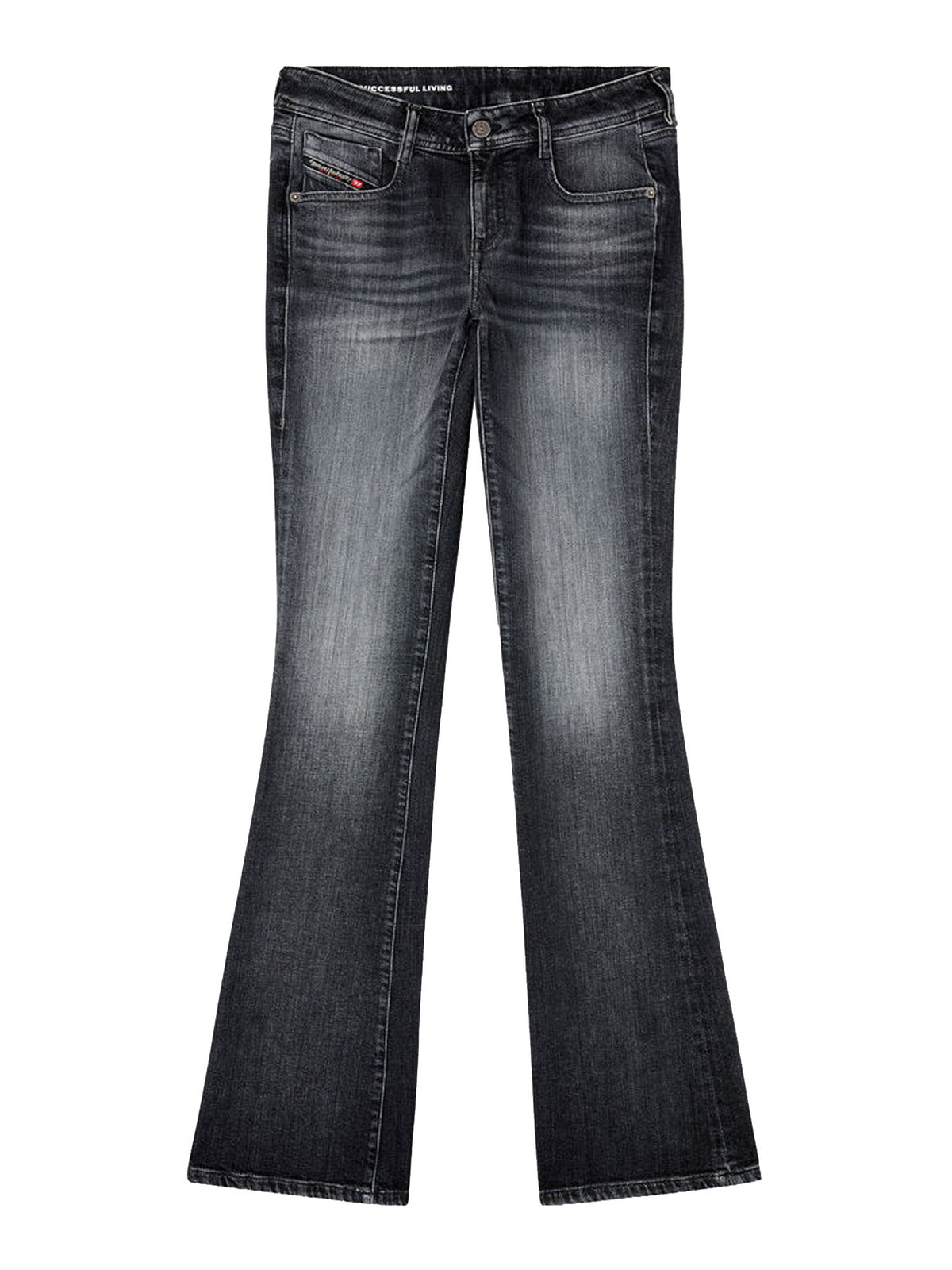 Diesel Jeans Bootcut Vita Bassa 1969 D-Ebbey Nero