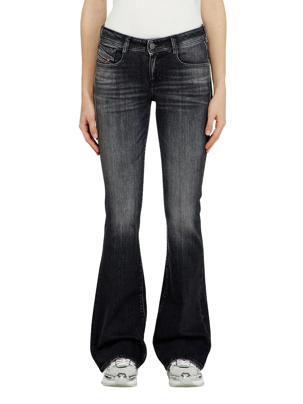 Diesel Jeans Bootcut Vita Bassa 1969 D-Ebbey Nero