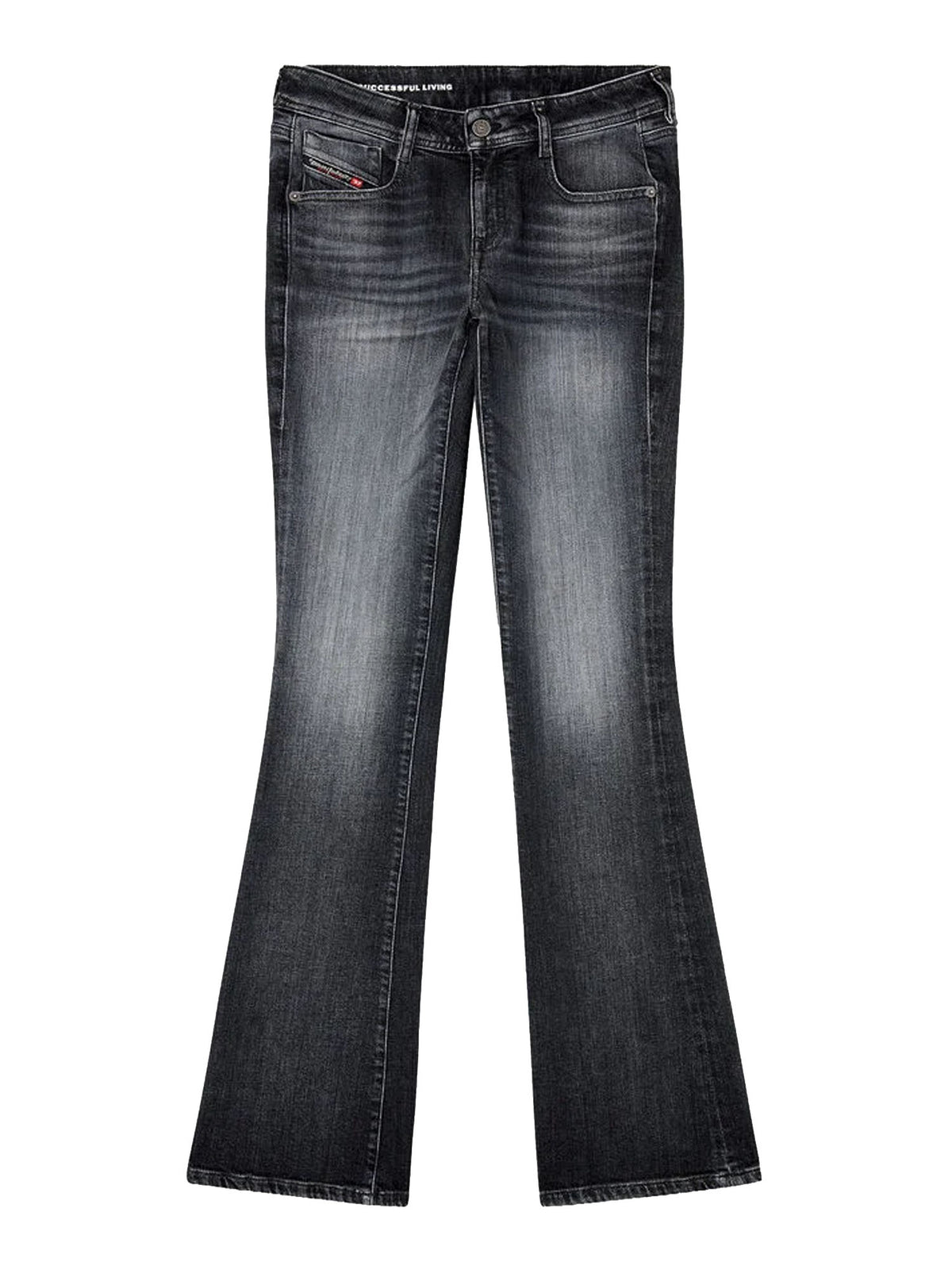 Diesel Jeans Bootcut Vita Bassa 1969 D-Ebbey Nero