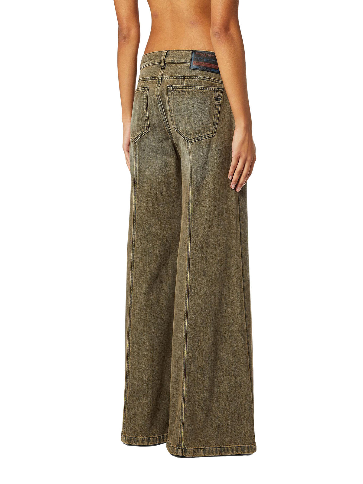 Diesel Jeans Flare Vita Bassa D-Akii Nero