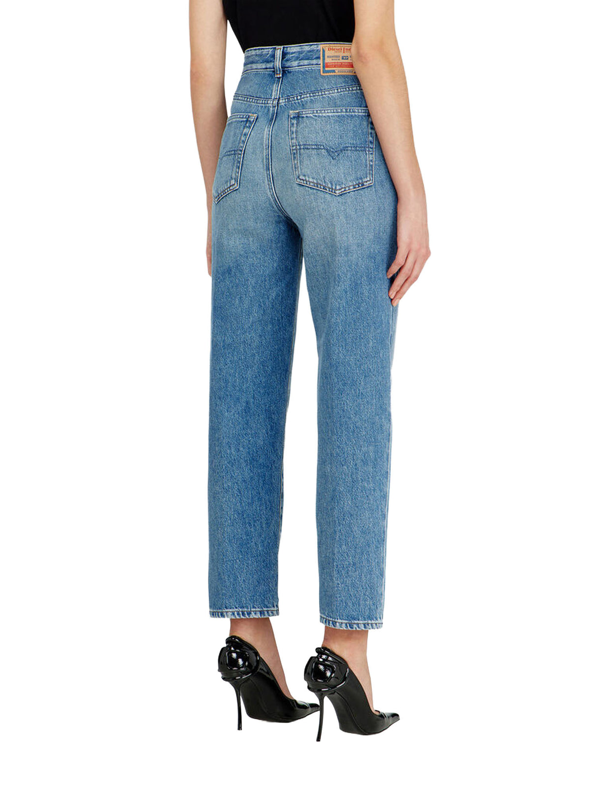 Diesel Jeans Regular Vita Alta 1981 D-Went Blu