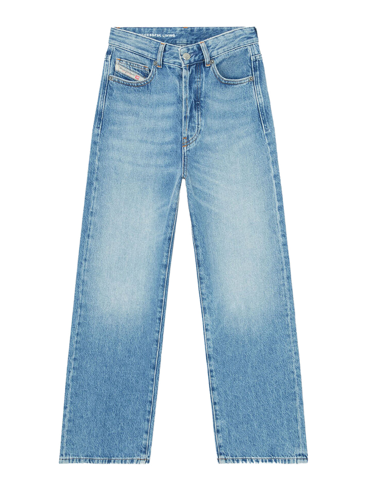 Diesel Jeans Regular Vita Alta 1981 D-Went Blu