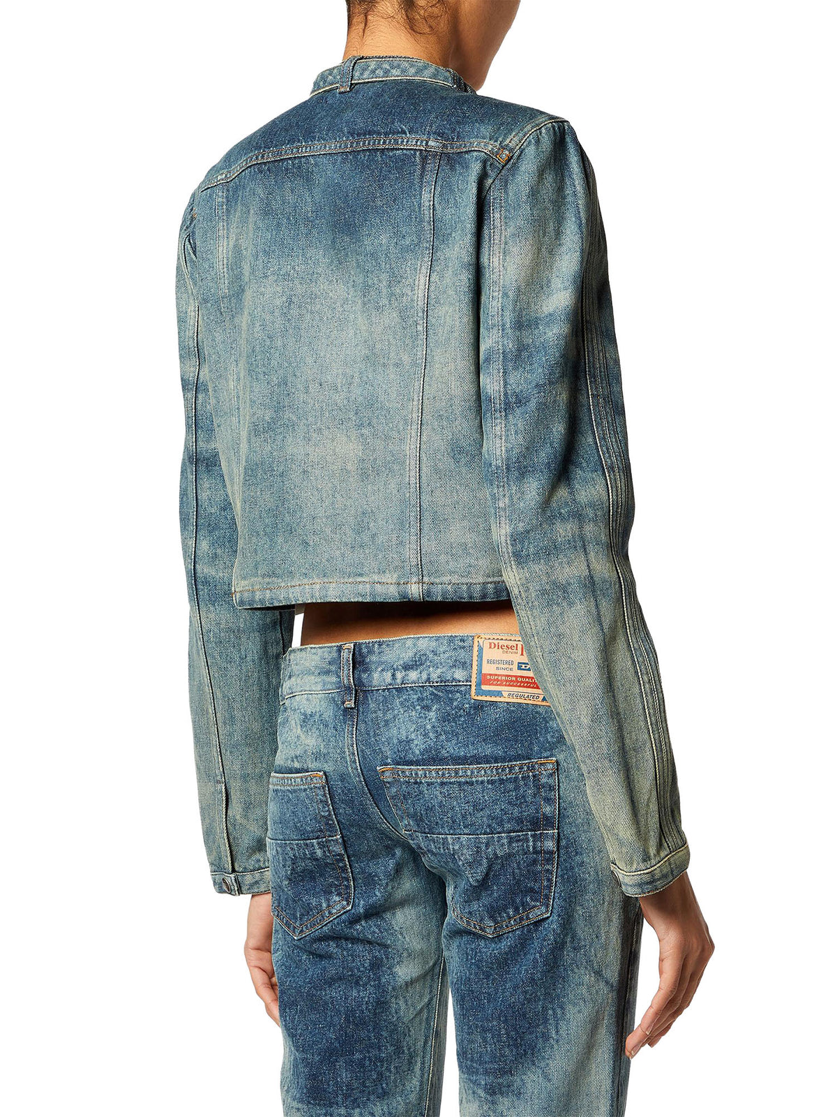 Diesel Giubbotto in denim DE-Saphix-S Blu