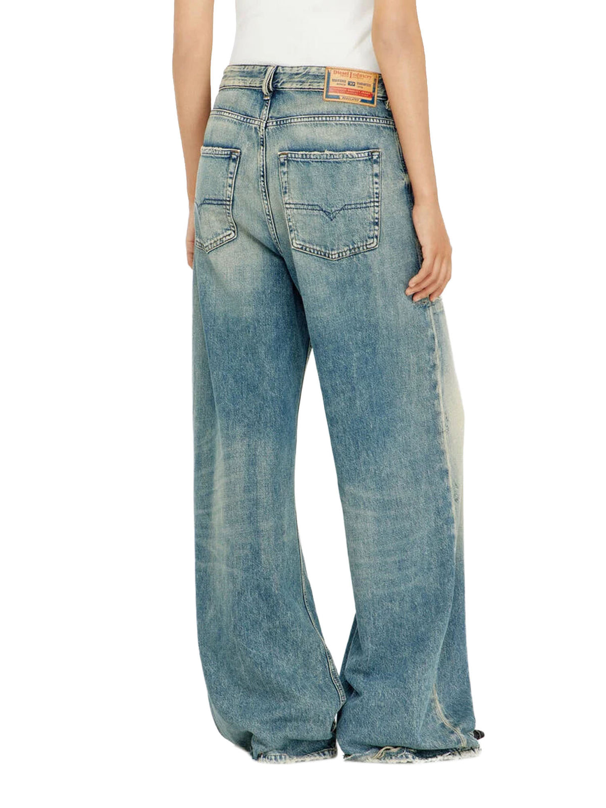 Diesel Jeans Relaxed Vita Bassa 1996 D-Sire Blu