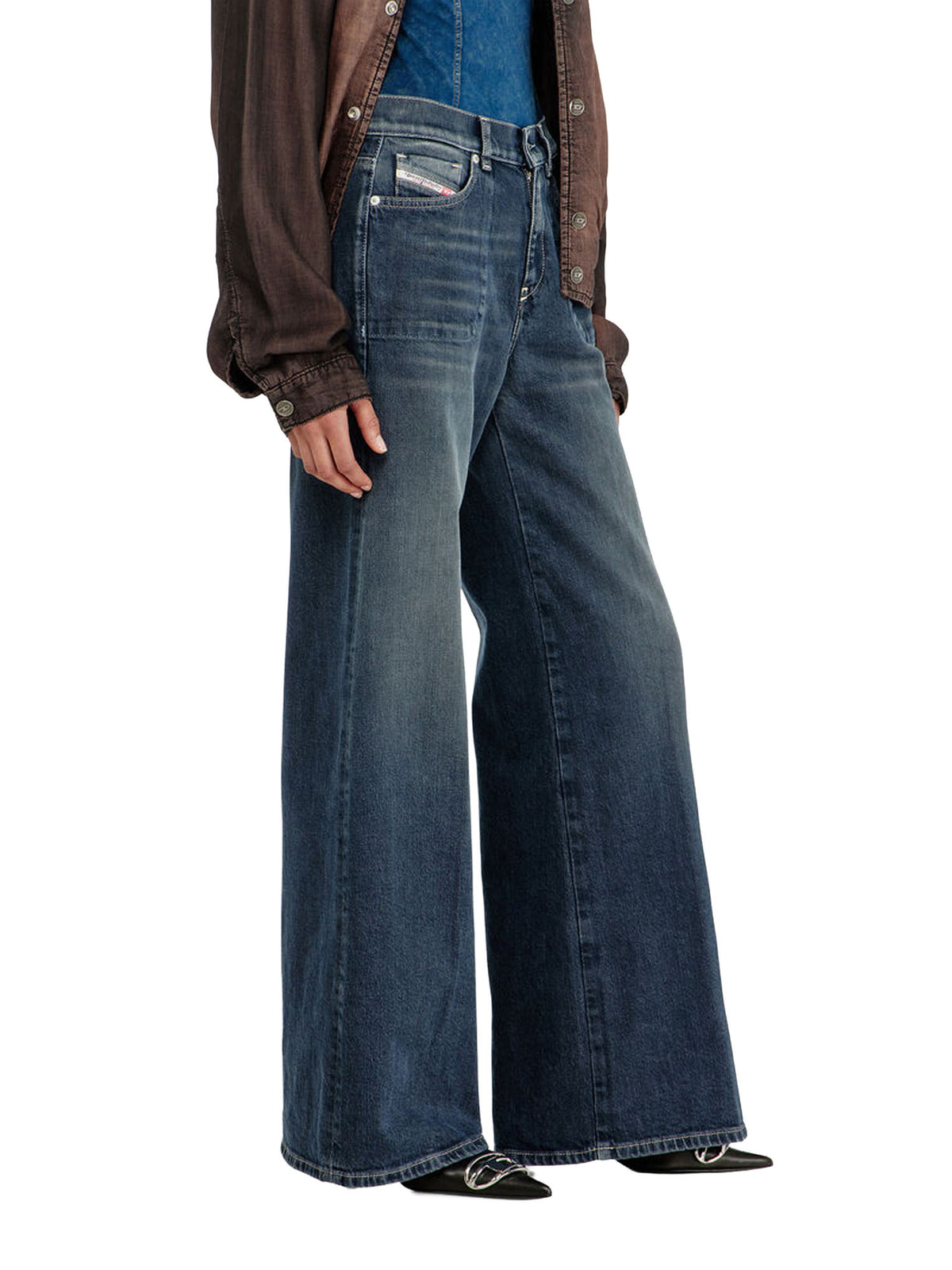 Diesel Jeans Flare Vita Media 1978 D-Akemi Blu