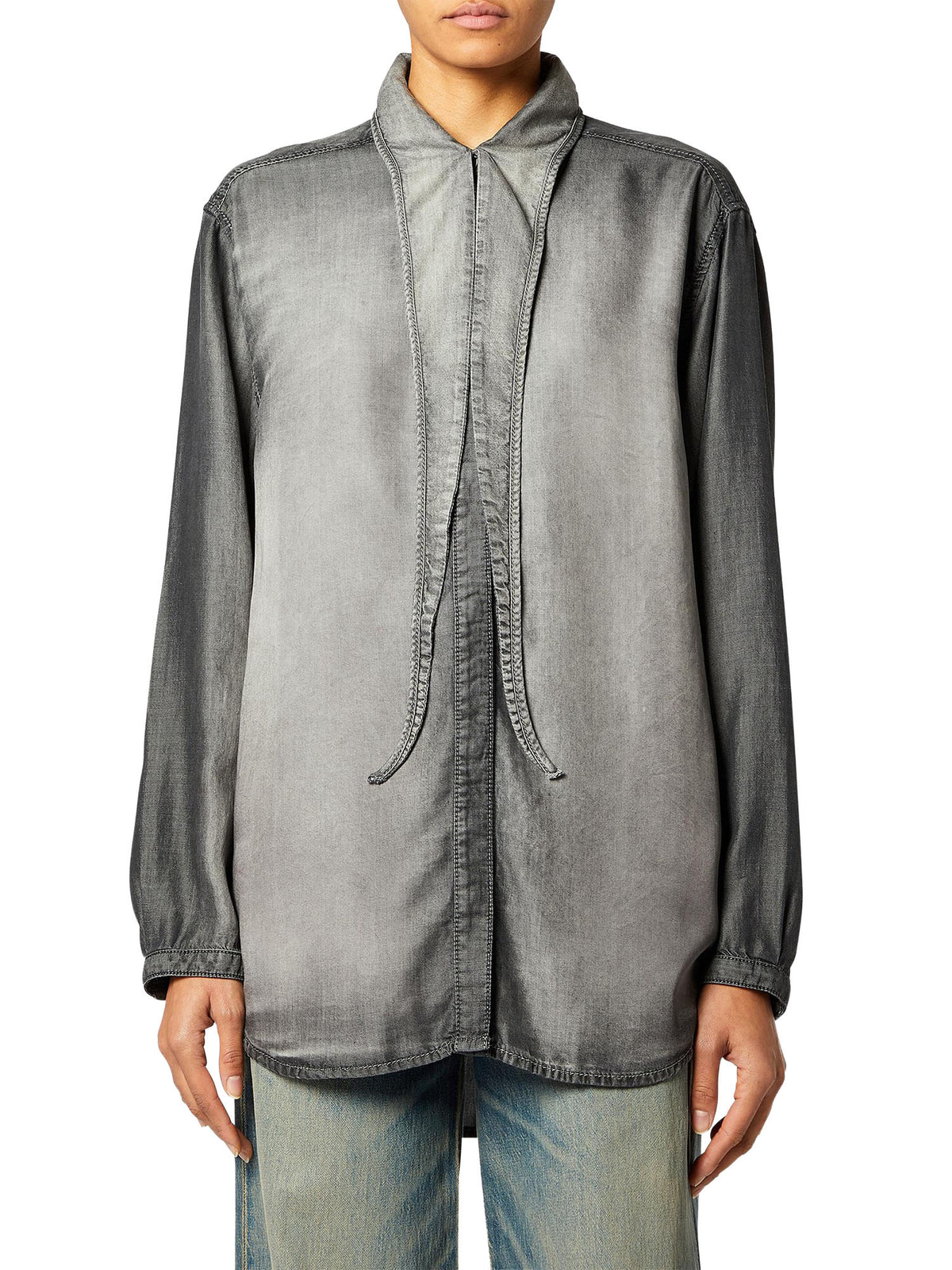 Diesel Camicia in denim DE-Arven-S Nero