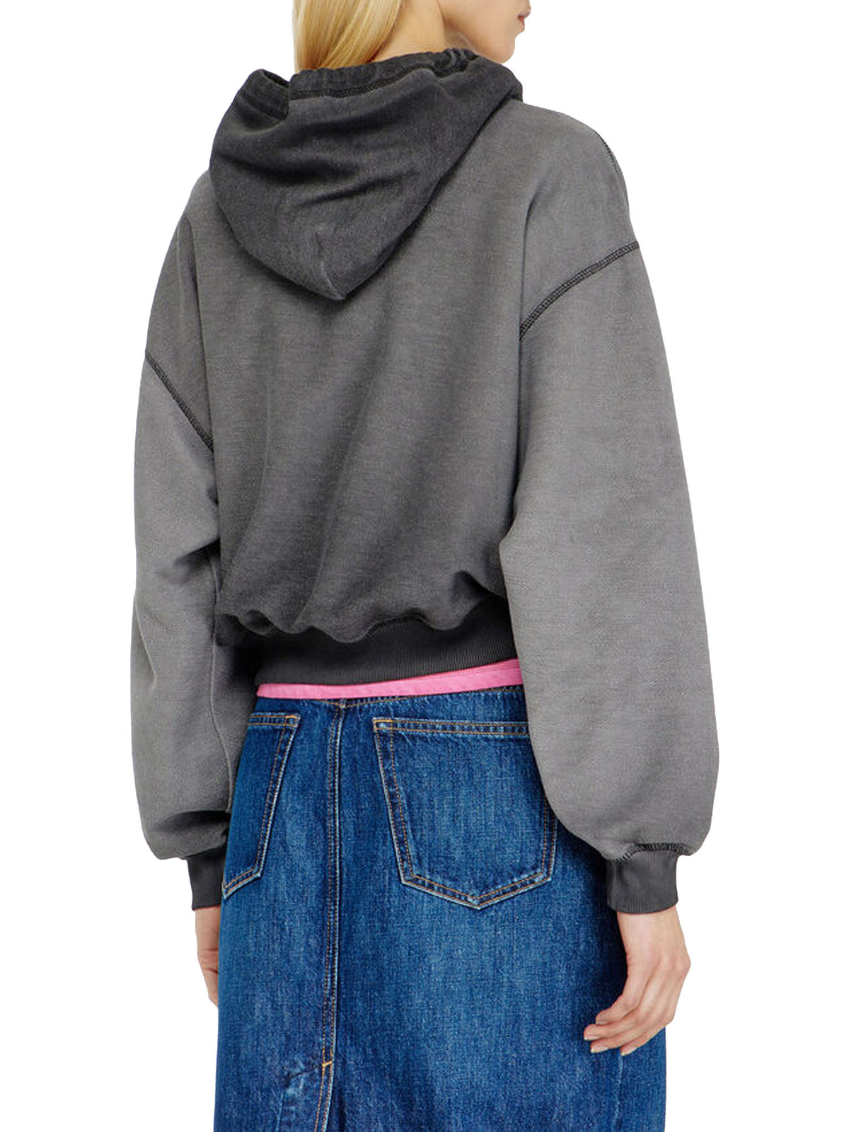 Diesel Hoodie con stampa dévoré Viola