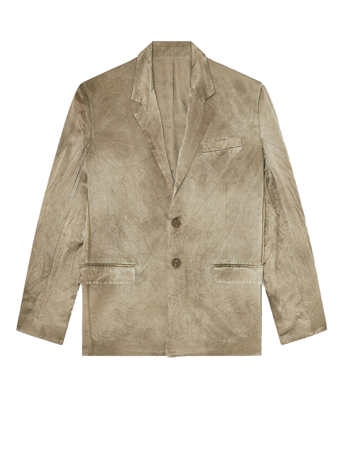 Diesel Blazer in raso stropicciato Marrone
