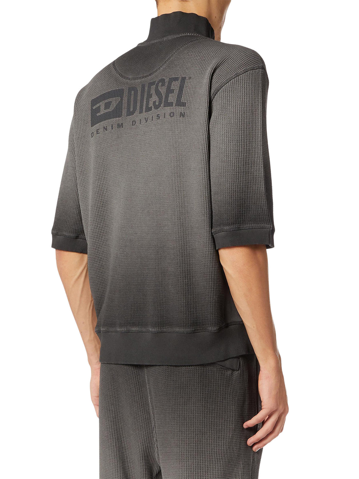 Diesel Felpa S-Wafycol-Zip Grigio