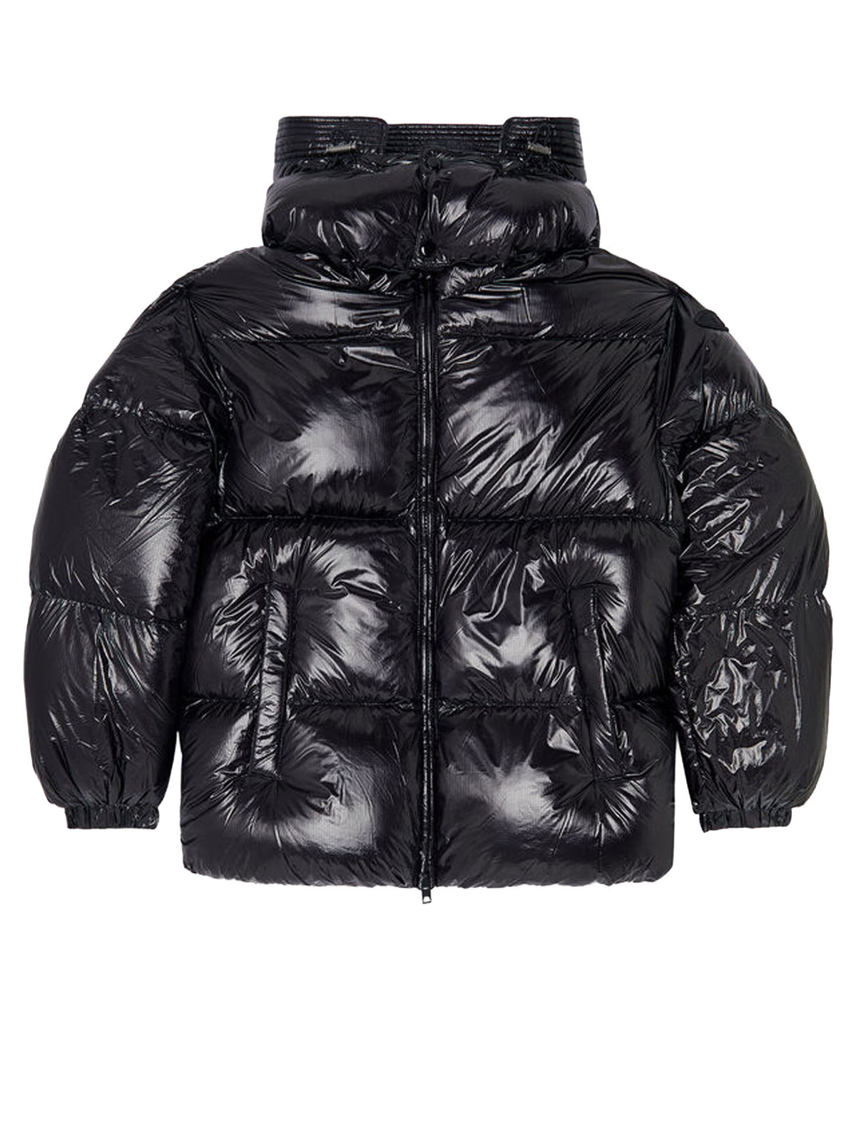 Diesel Piumino con cappuccio staccabile Nero