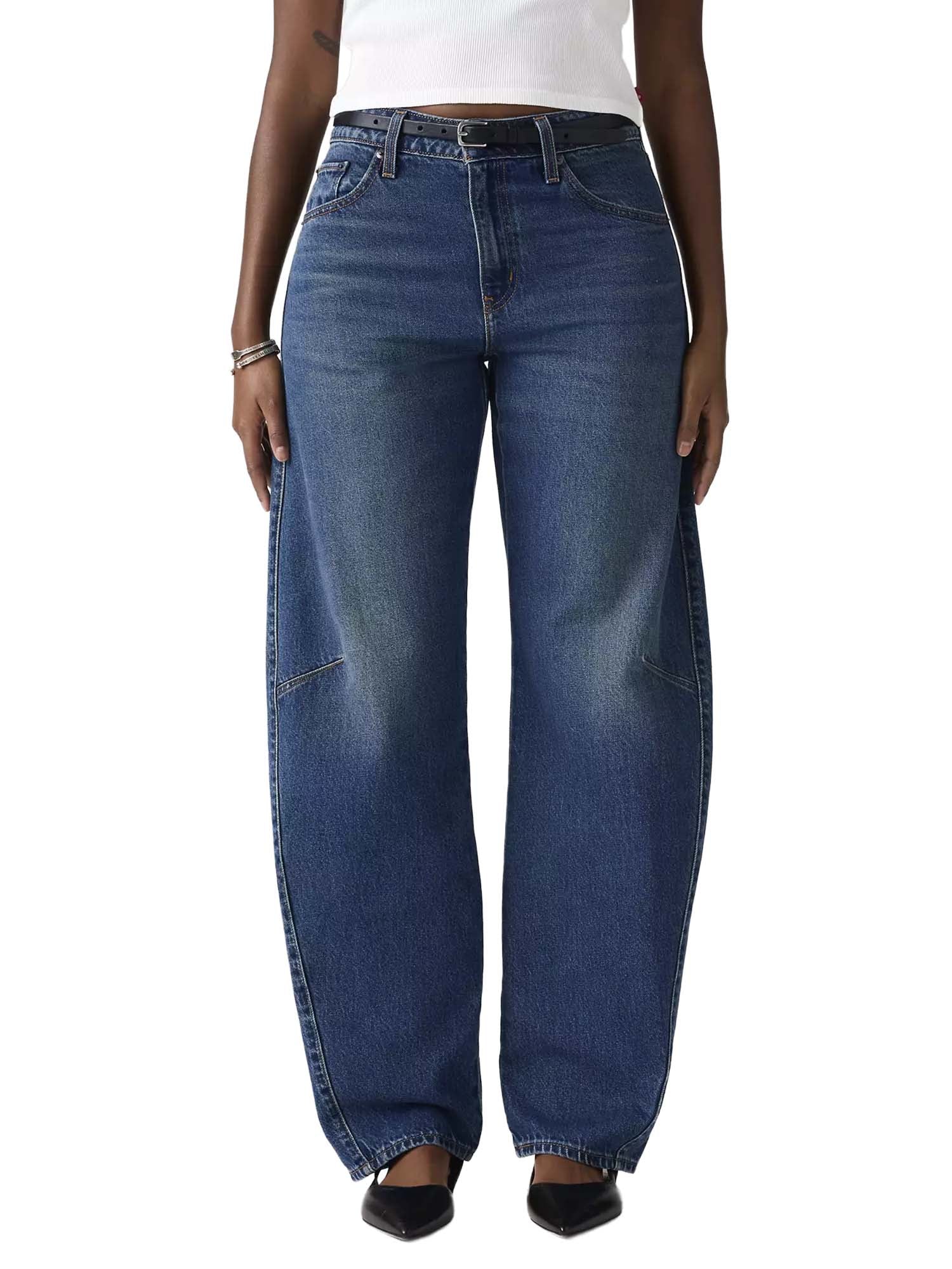 Levi's® Jeans baggy Barrel modello Dad Blu