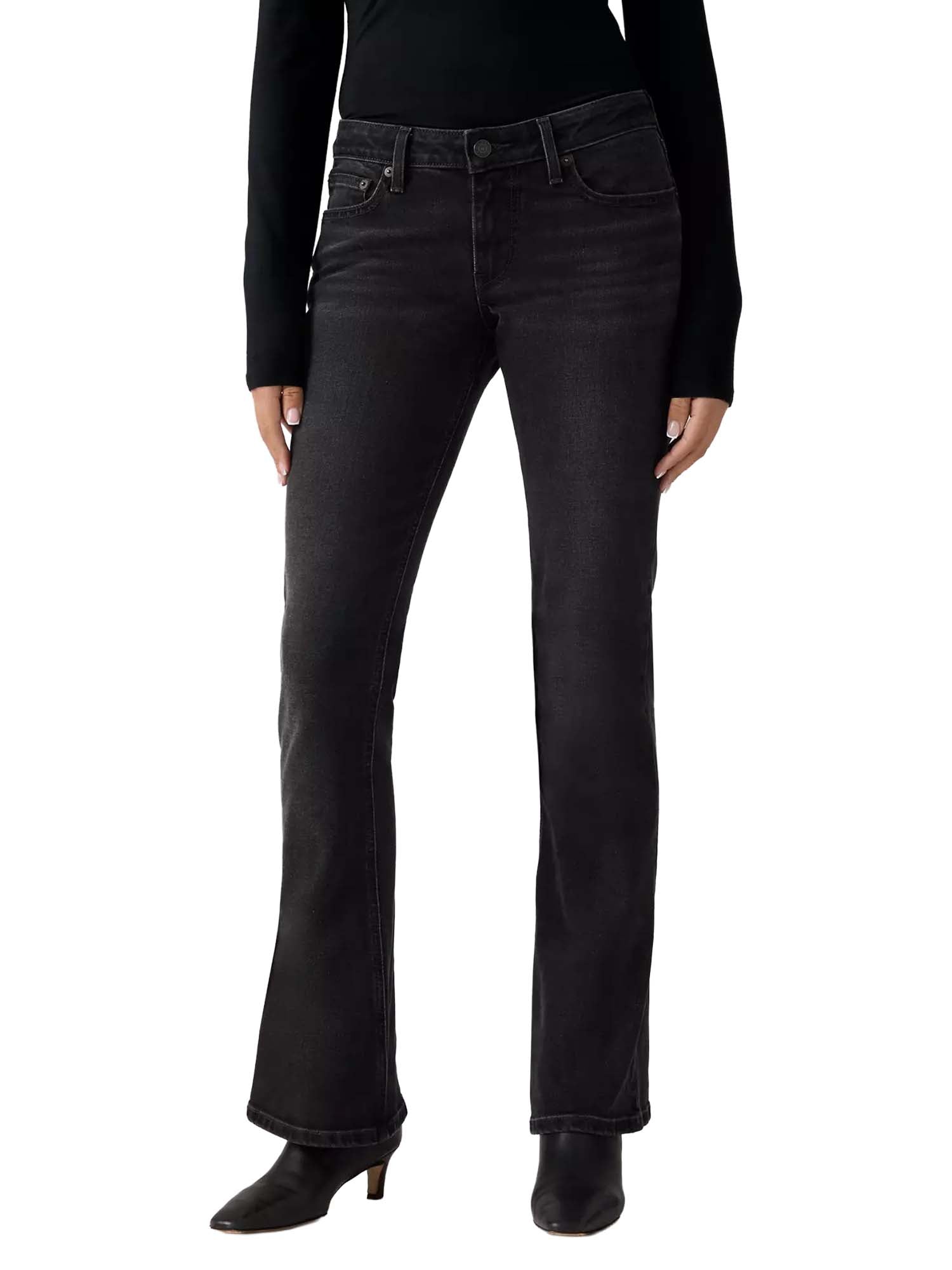 Levi's® Jeans bootcut slim bassi Nero