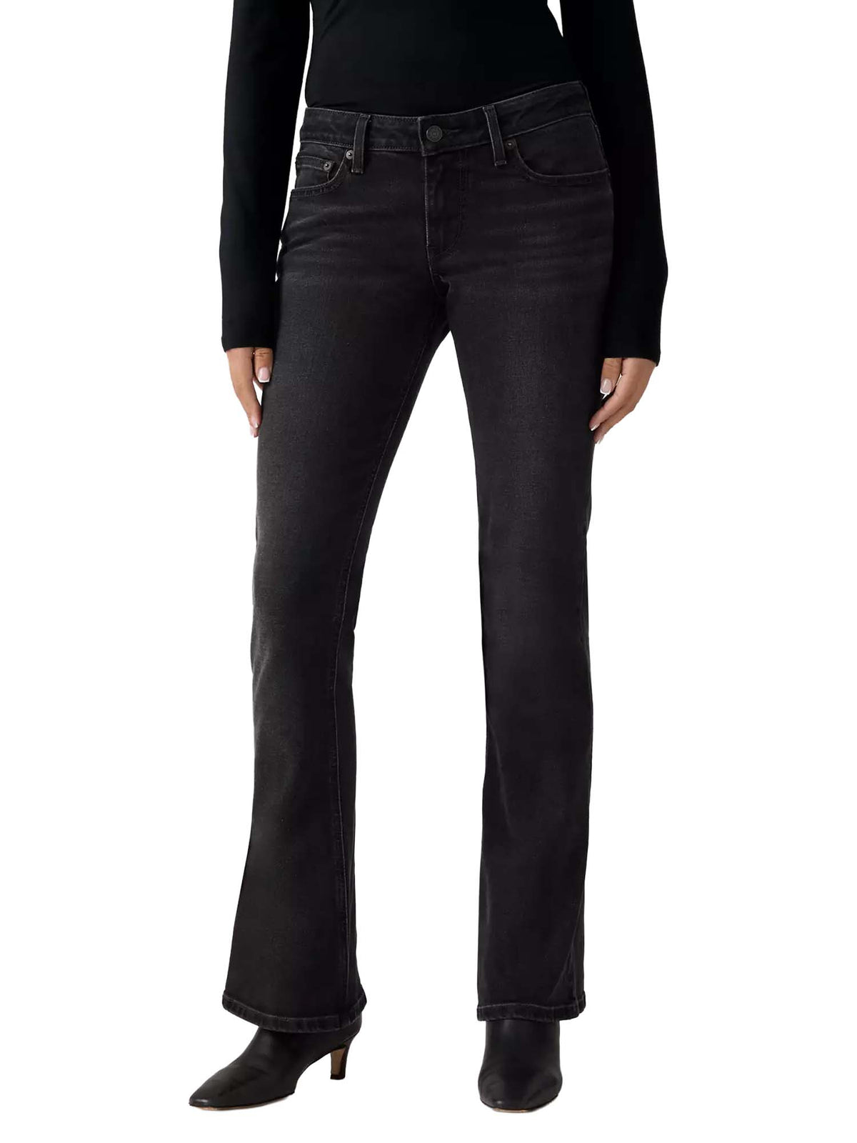 Levi's® Jeans bootcut slim bassi Nero