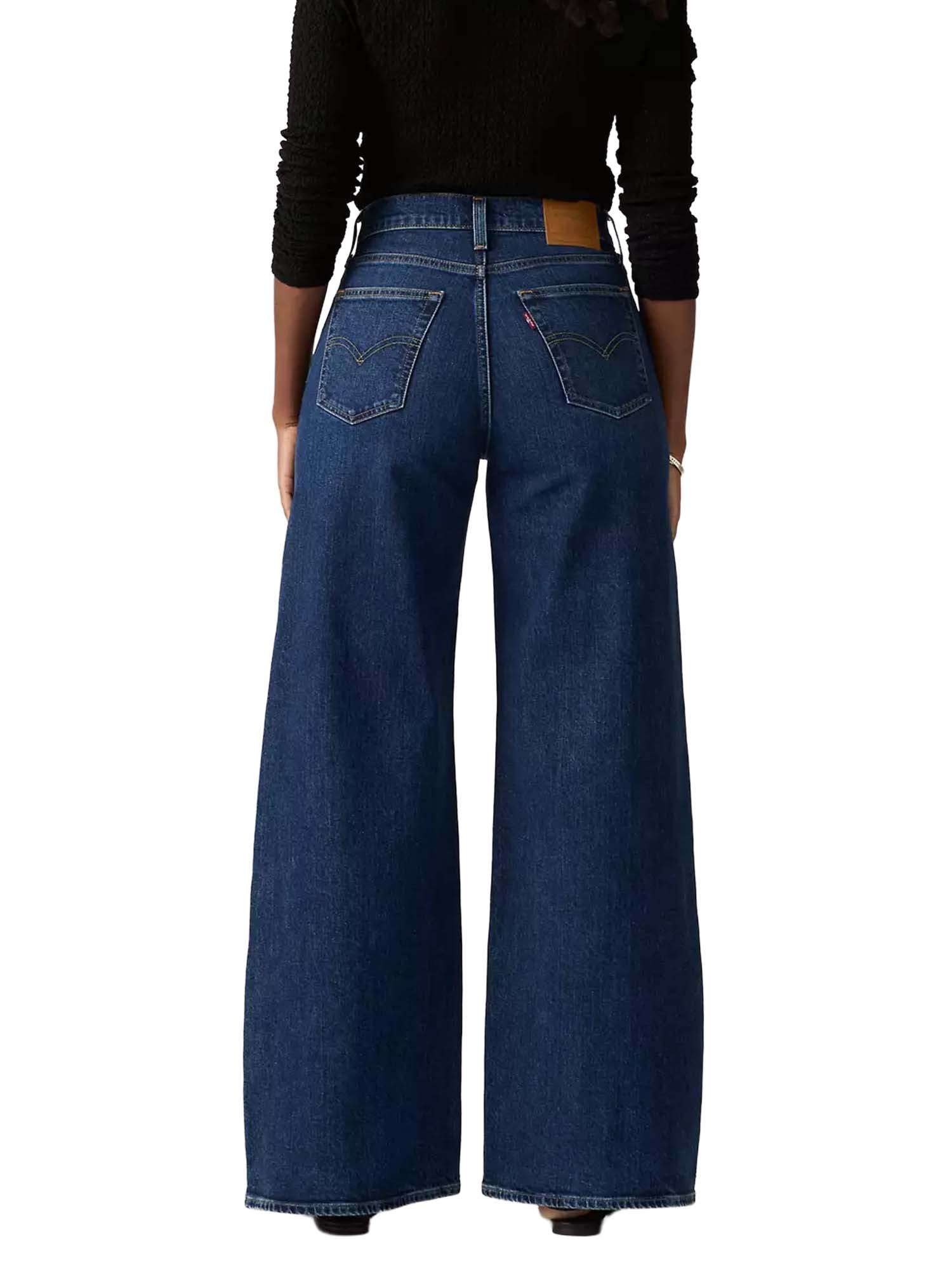 Levi's® Jeans 728 a vita alta con gamba ampia Blu