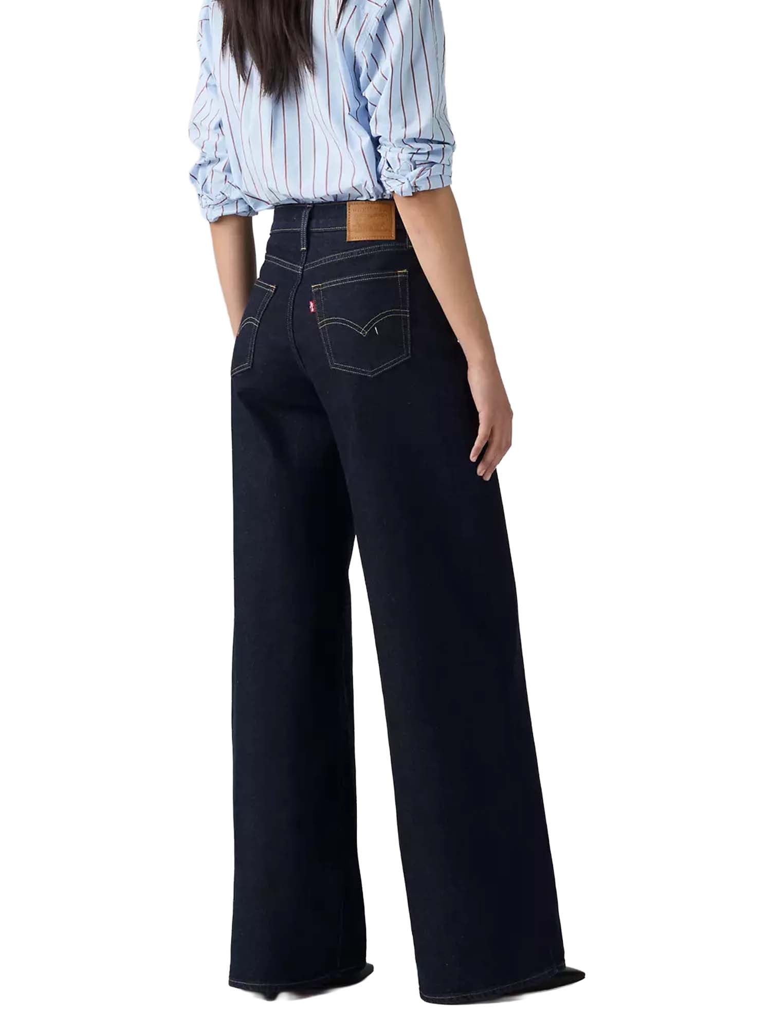 Levi's® Jeans 728 a vita alta con gamba ampia Blu