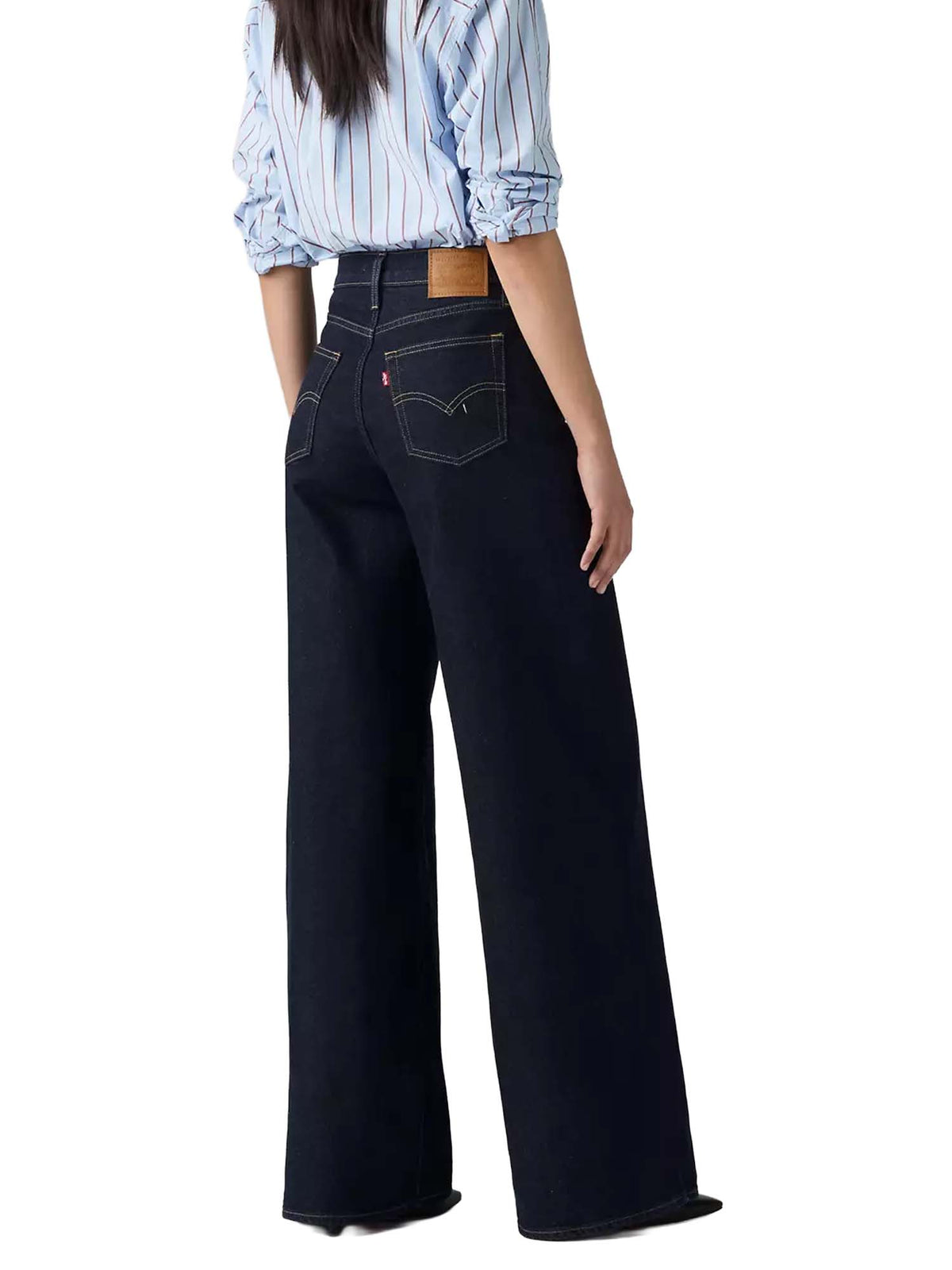 Levi's® Jeans 728 a vita alta con gamba ampia Blu
