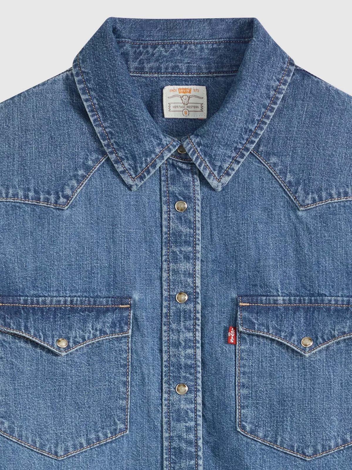 Levi's® Heritage Western Denim Shirt Blu
