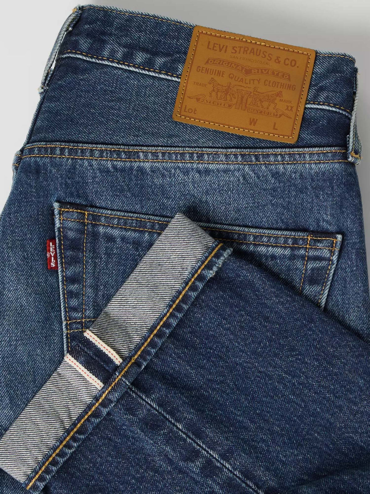 Levi's® 501® Original Selvedge Jeans Blu