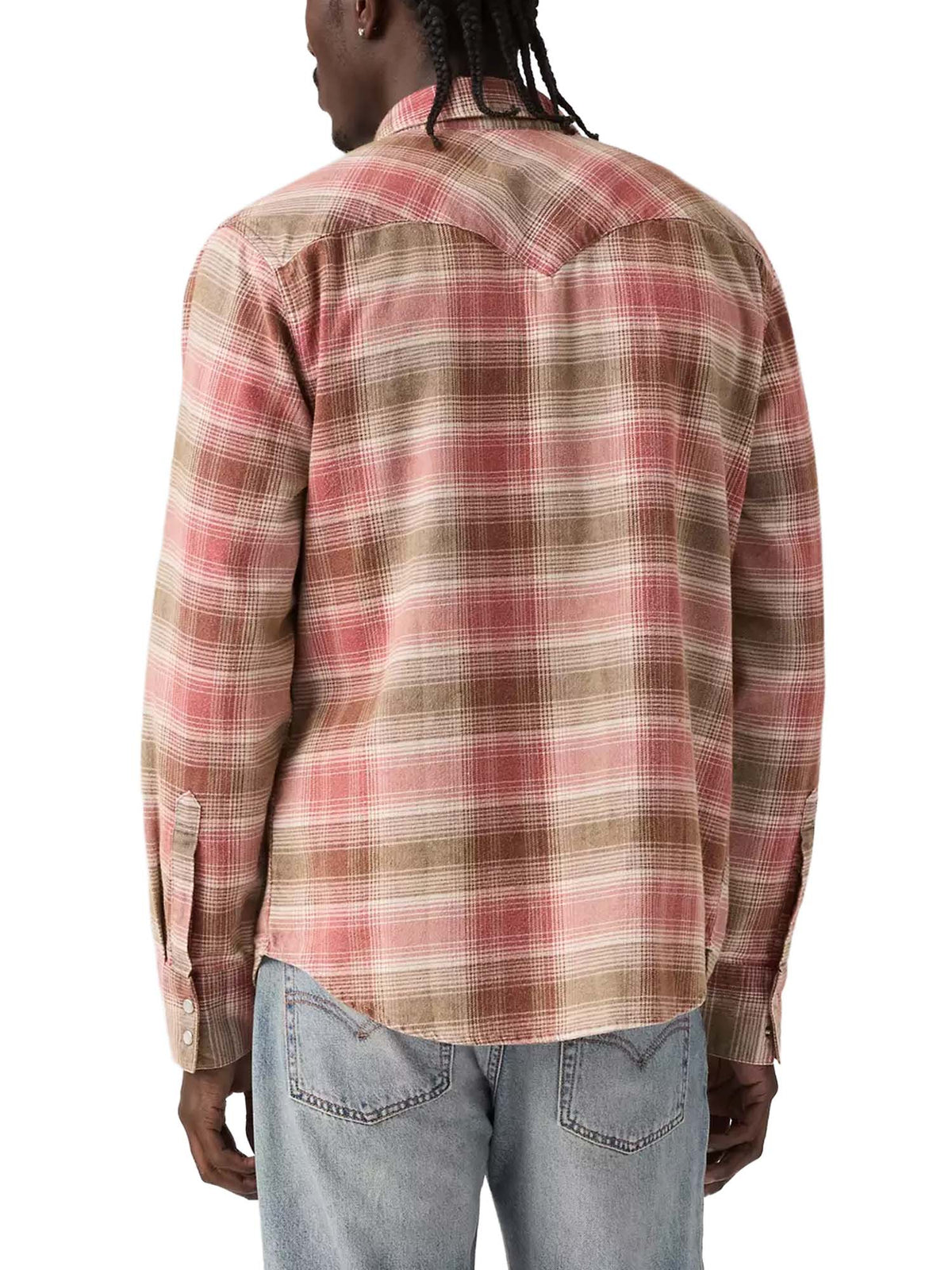 Levi's® Western Shirt Barstow dal taglio standard Rosso