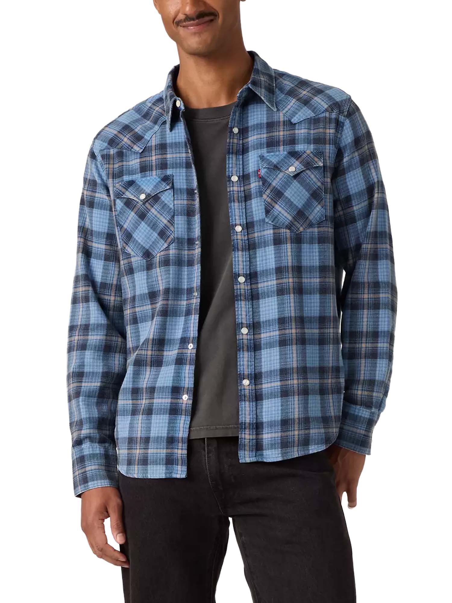 Levi's® Western Shirt Barstow dal taglio standard Blu