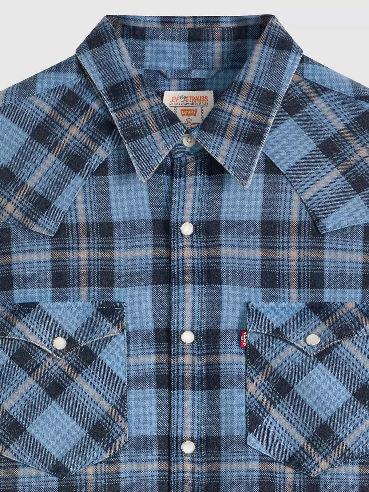Levi's® Western Shirt Barstow dal taglio standard Blu