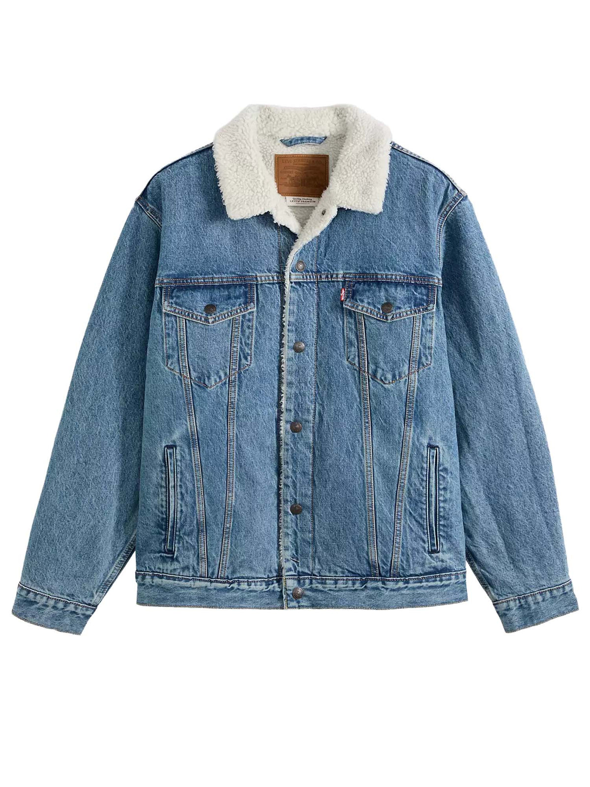 Levi's® Giacca Sherpa Trucker Relaxed Blu