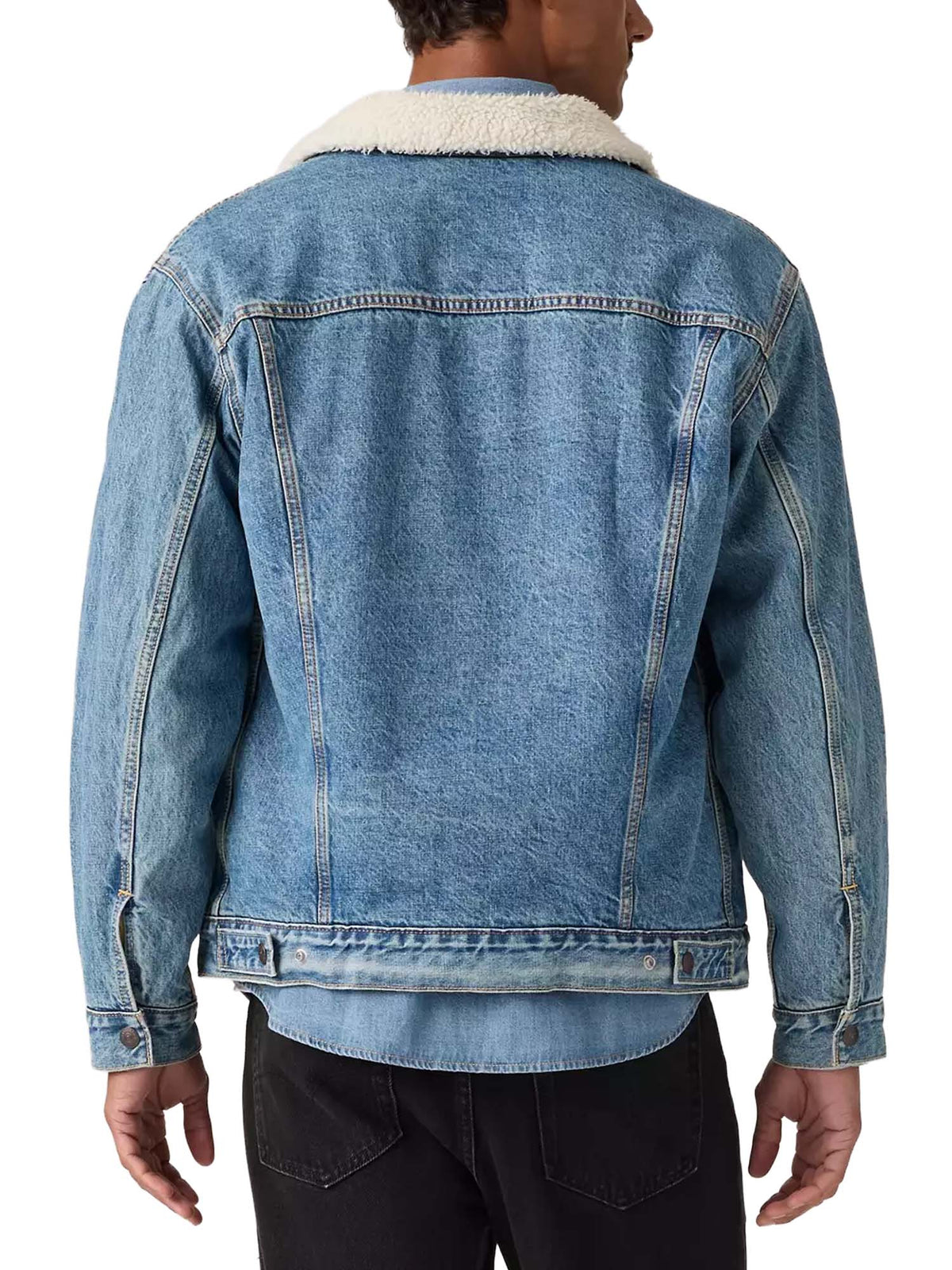 Levi's® Giacca Sherpa Trucker Relaxed Blu