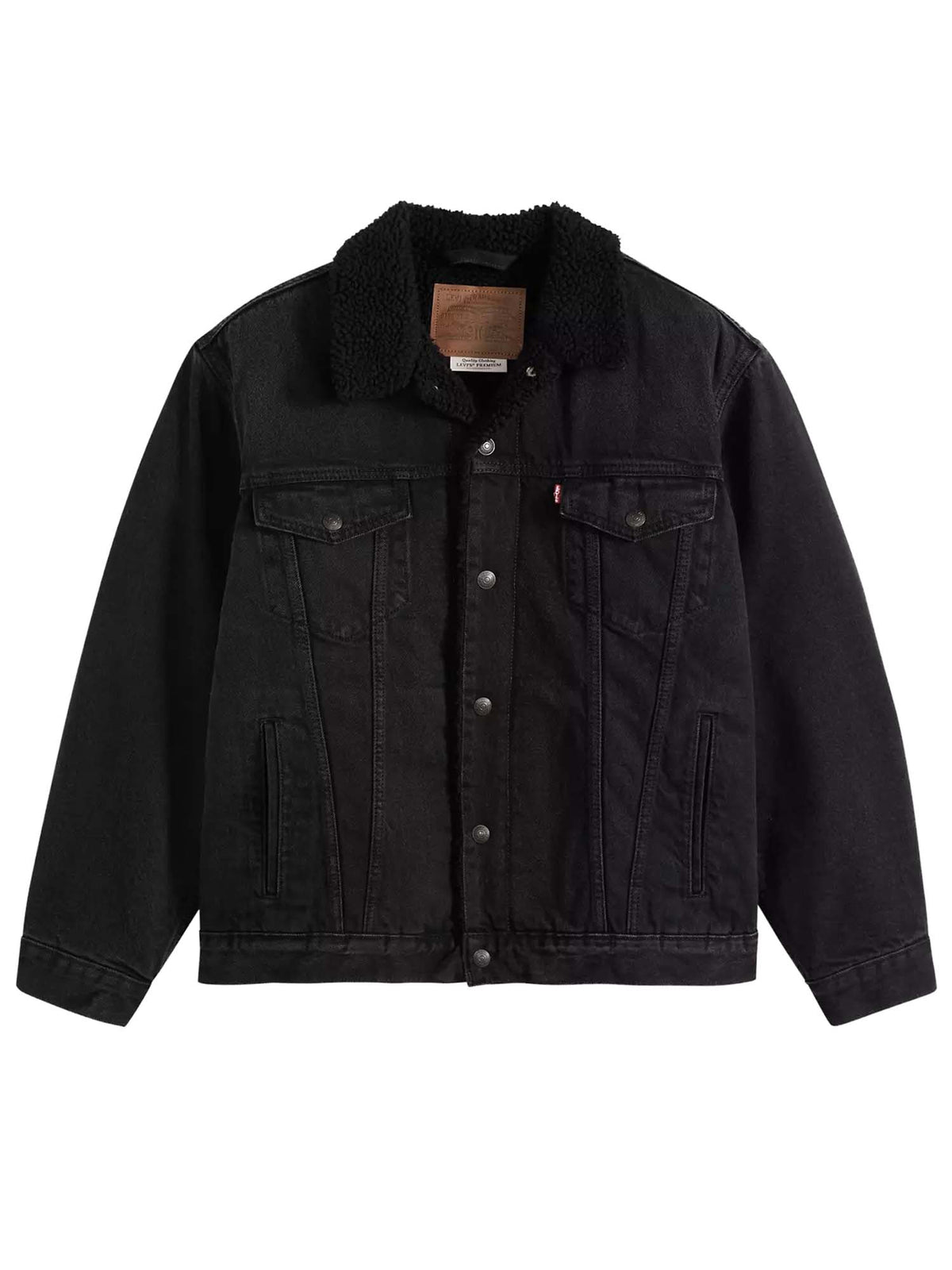 Levi's® Giacca Sherpa Trucker Relaxed Nero
