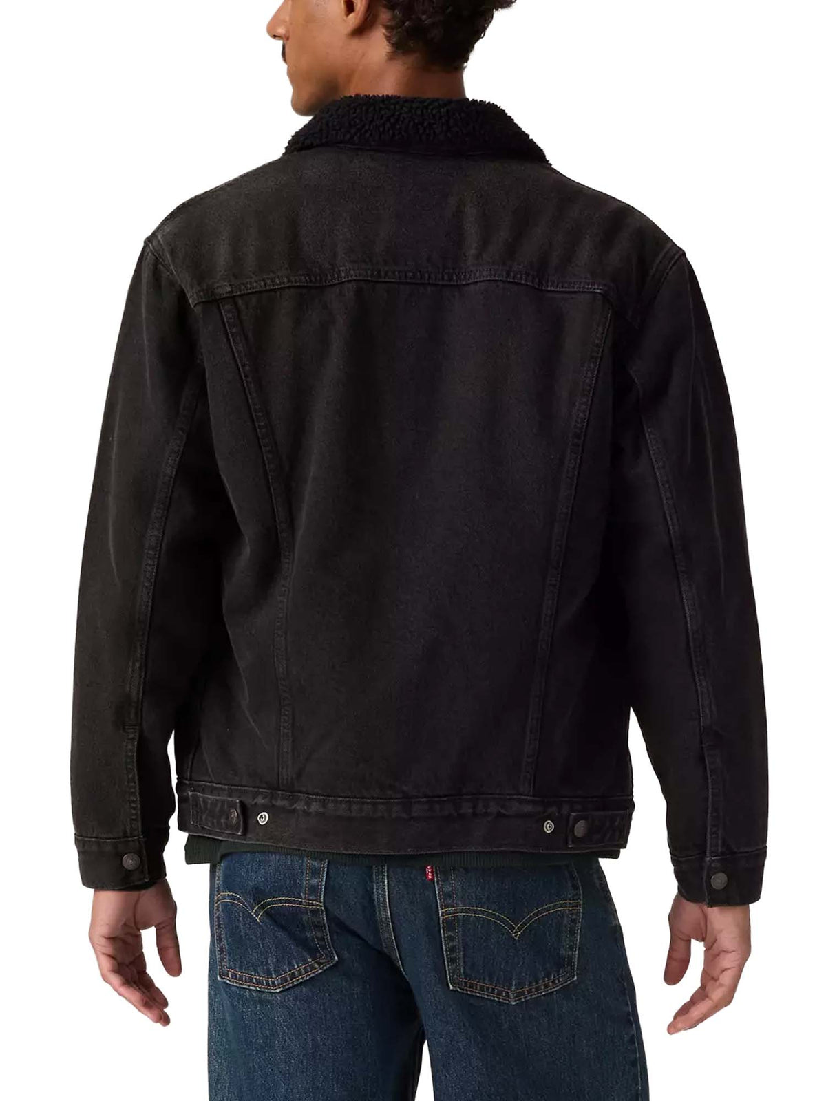 Levi's® Giacca Sherpa Trucker Relaxed Nero