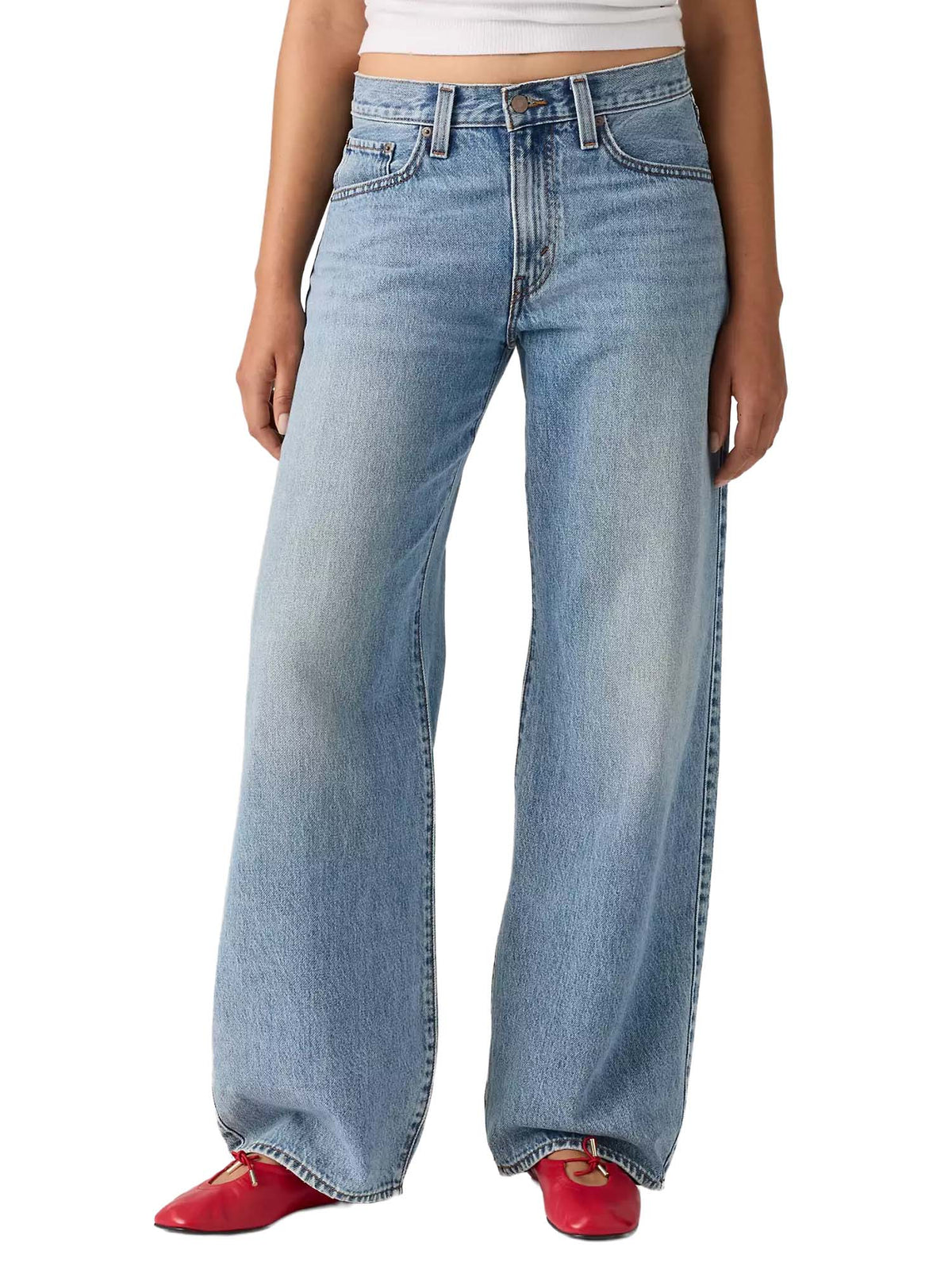 Levi's® Jeans a palloncino Middy Blu