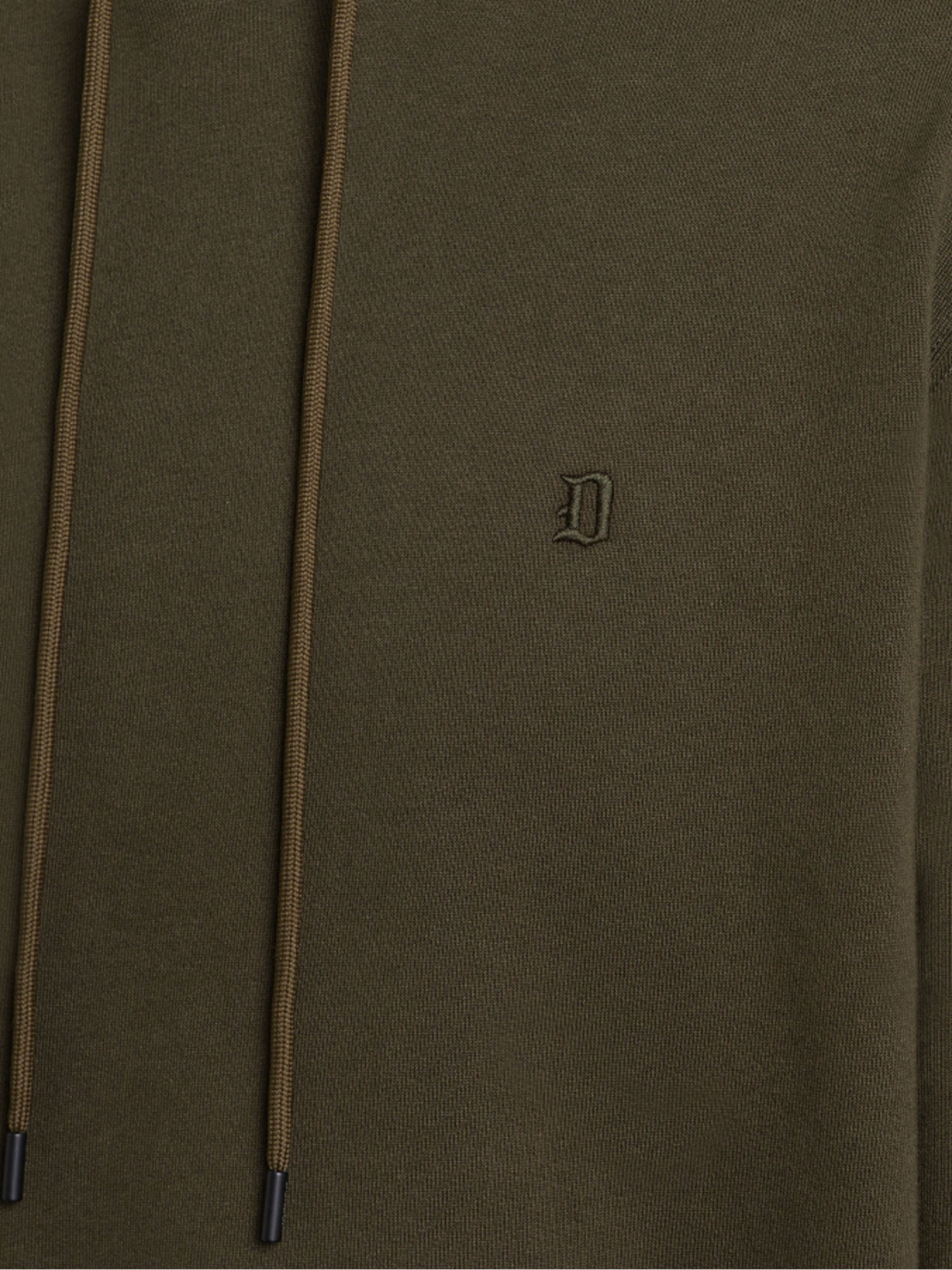 Dondup felpa con cappuccio regular in cotone Verde