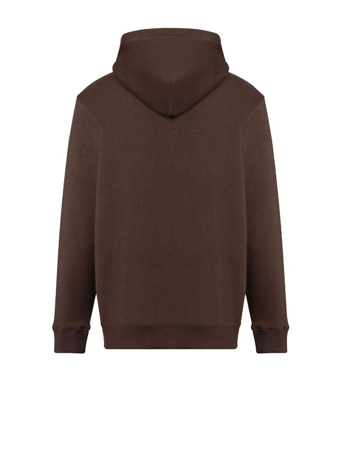 Dondup Felpa con cappuccio regular in cotone Marrone