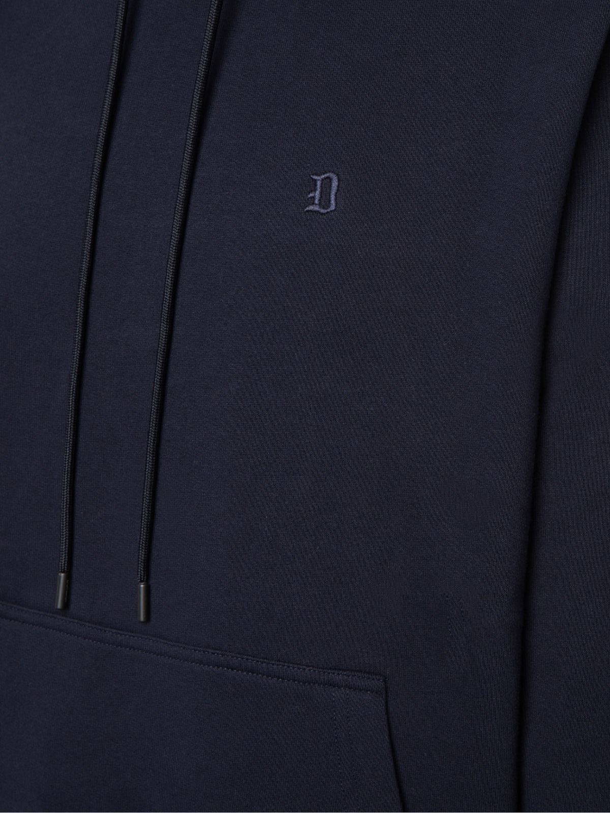Dondup Felpa con cappuccio regular in cotone Blu