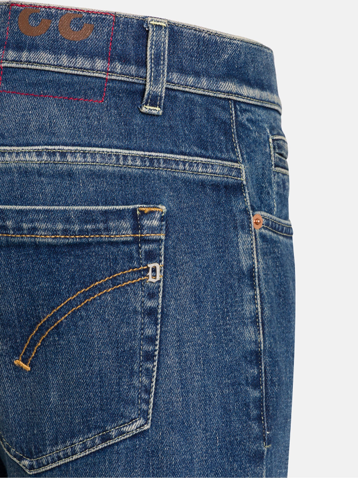 Dondup Jeans George skinny in denim stretch Blu