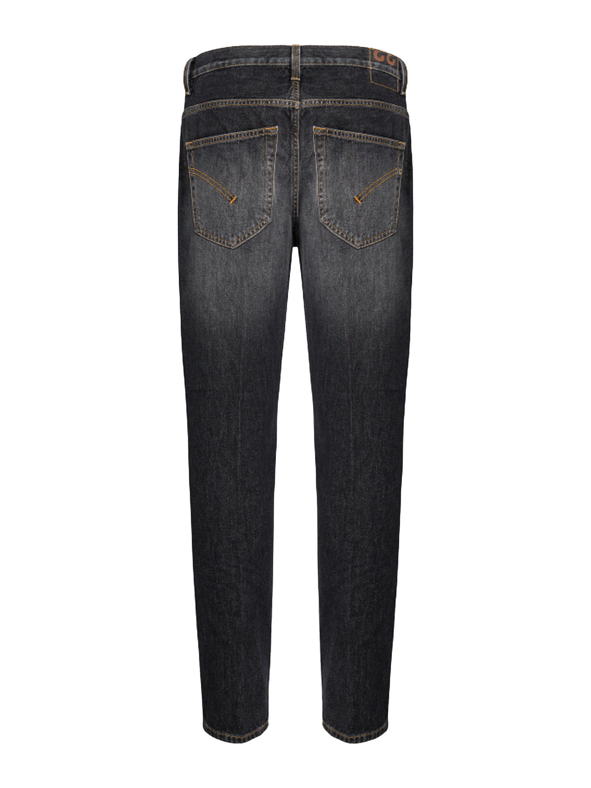 Dondup Jeans Brighton carrot in denim fisso riciclato Nero