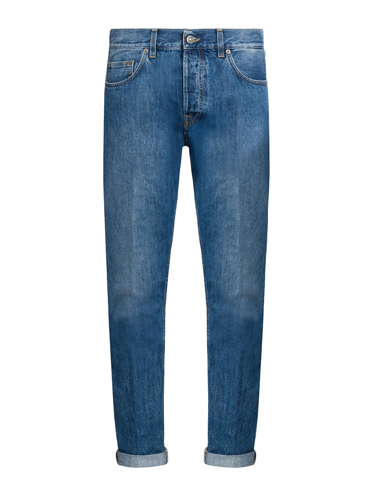 Dondup Jeans Icon slim in denim fisso Blu