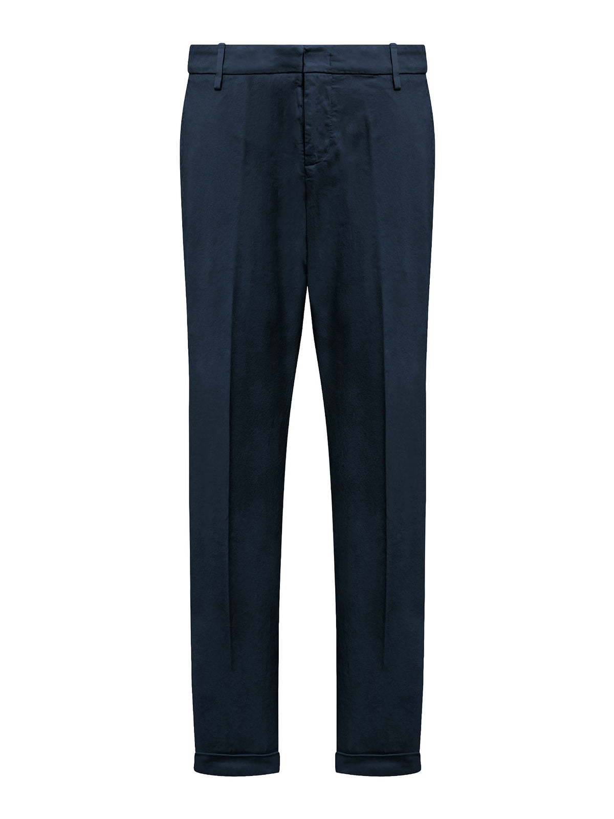 Dondup Pantaloni Gaubert relax regular in gabardina mano calda Blu
