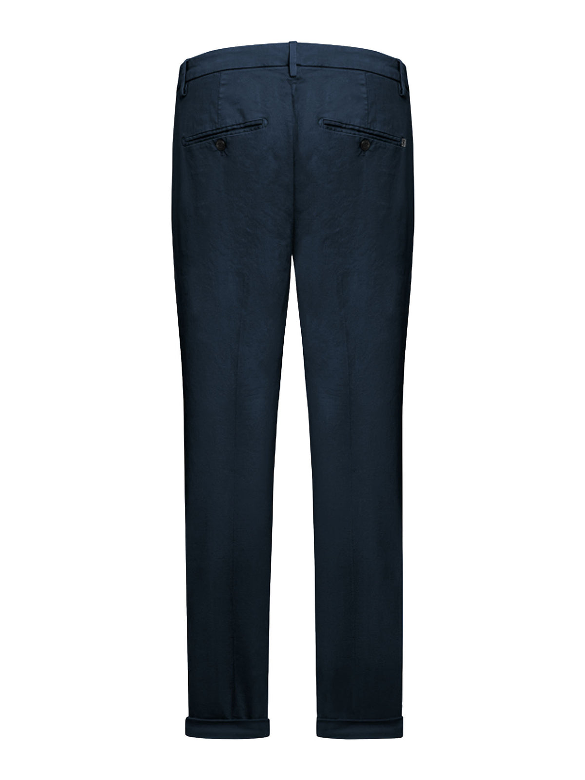 Dondup Pantaloni Gaubert relax regular in gabardina mano calda Blu