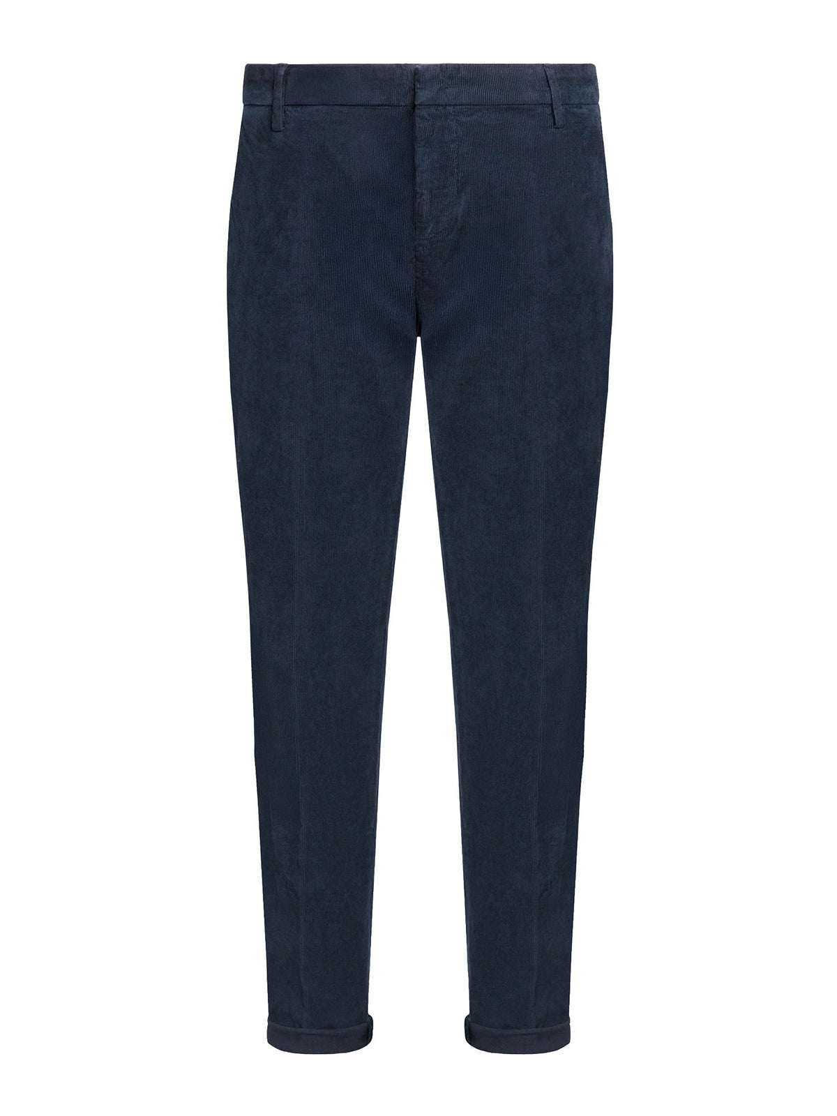 Dondup Pantaloni Gaubert relax regular in velluto stretch Blu