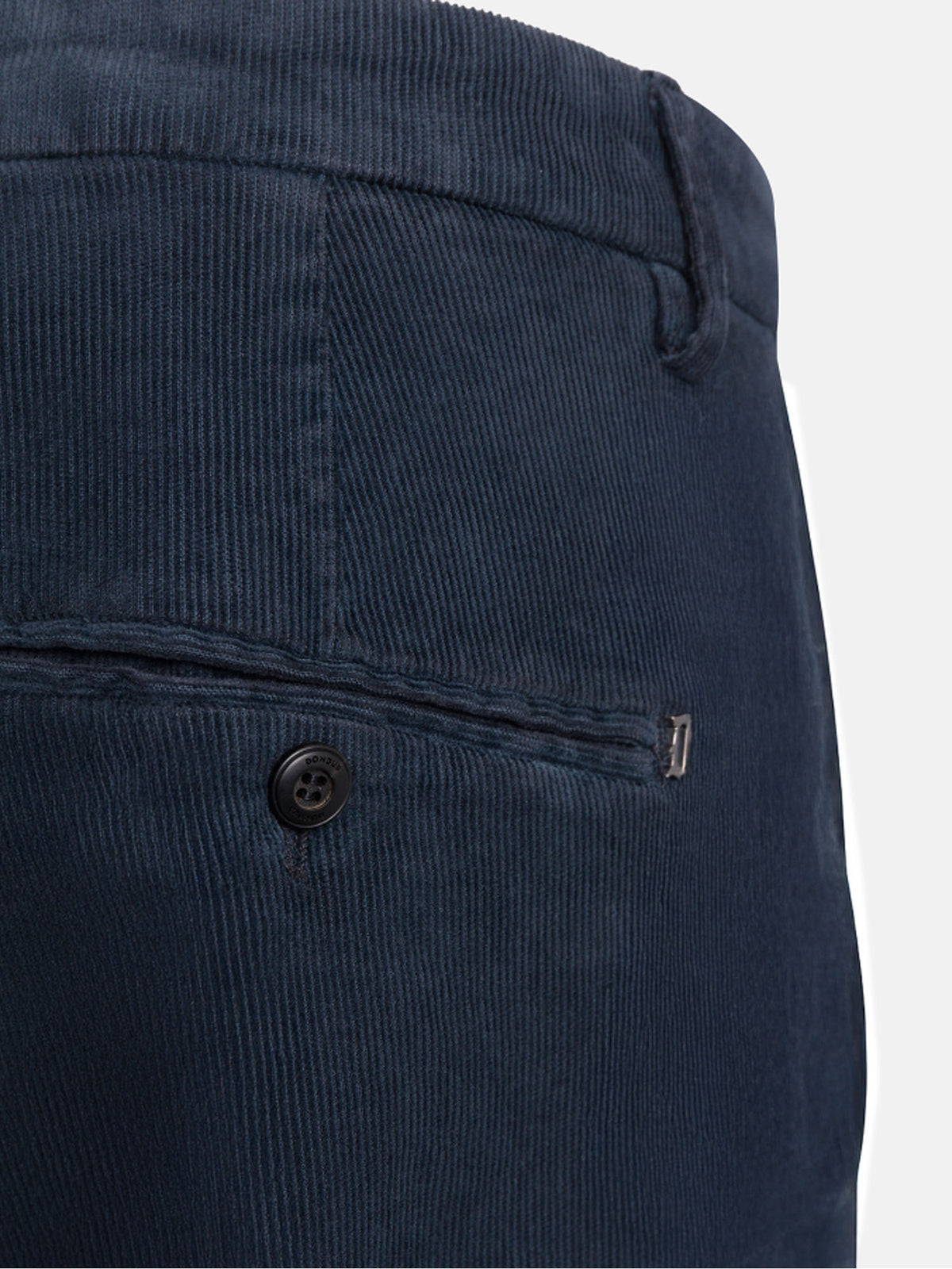 Dondup Pantaloni Gaubert relax regular in velluto stretch Blu