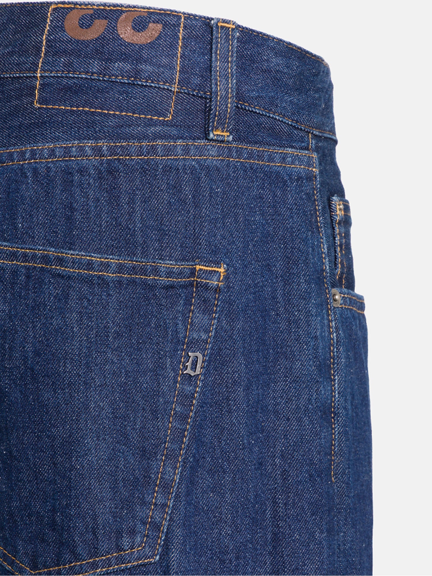 Dondup Jeans Icon Relax Regular in denim fisso Blu