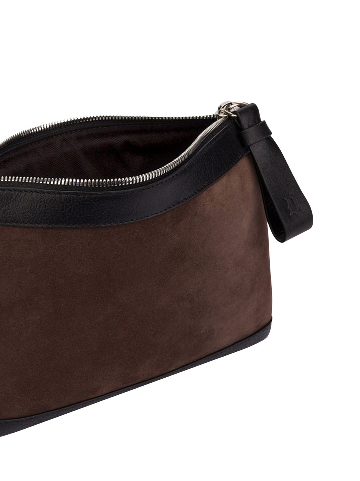 Dondup Mini pochette in crosta e pelle Marrone