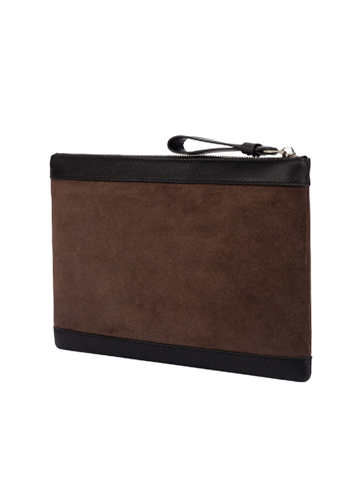 Dondup Mini pochette in crosta e pelle Marrone
