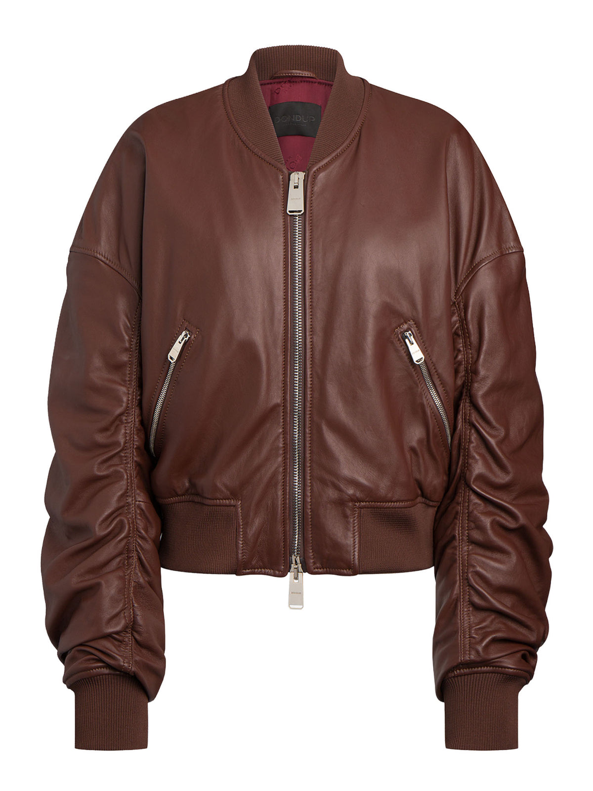 Dondup Bomber over in nappa Marrone