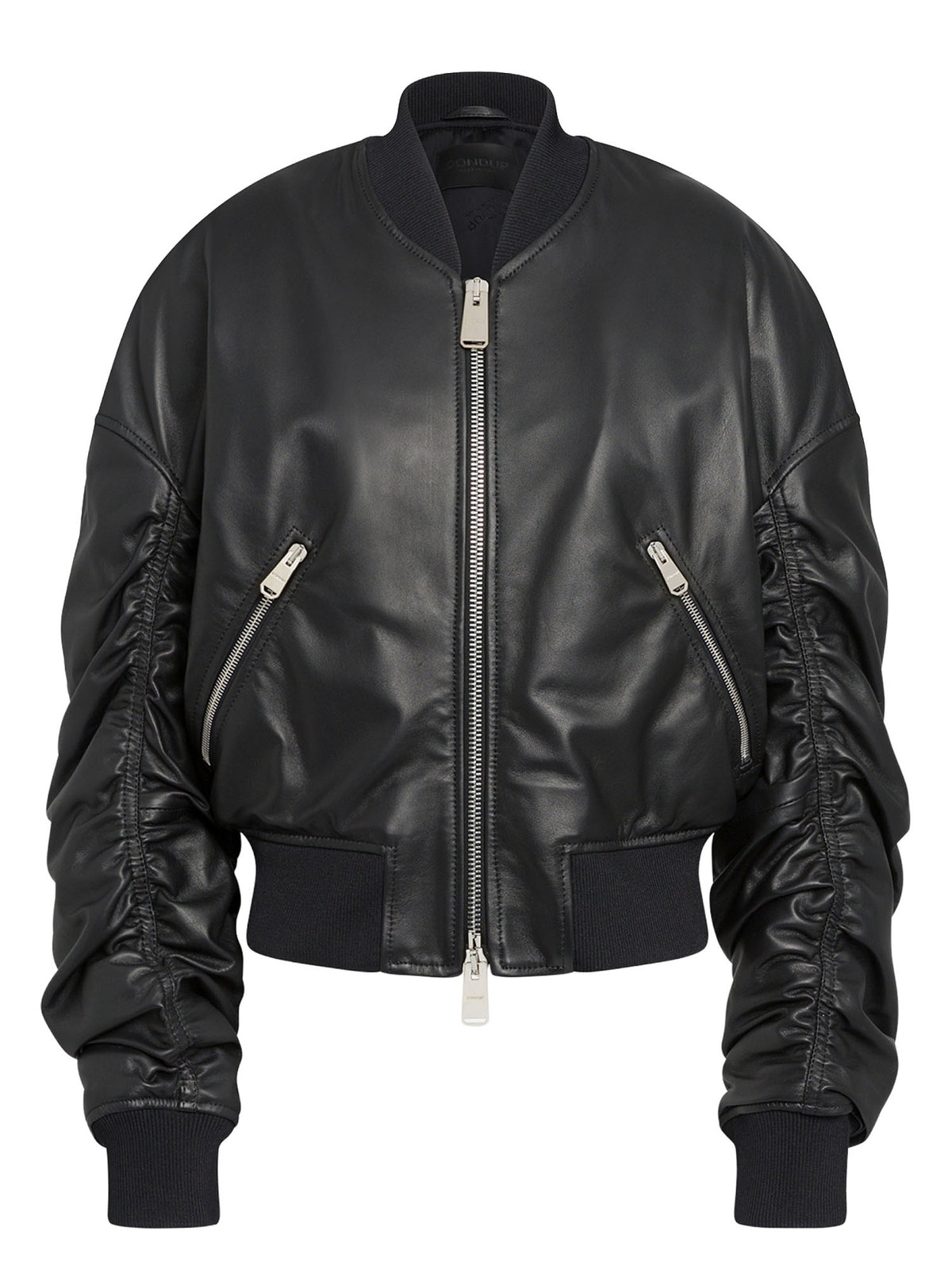 Dondup Bomber over in nappa Nero